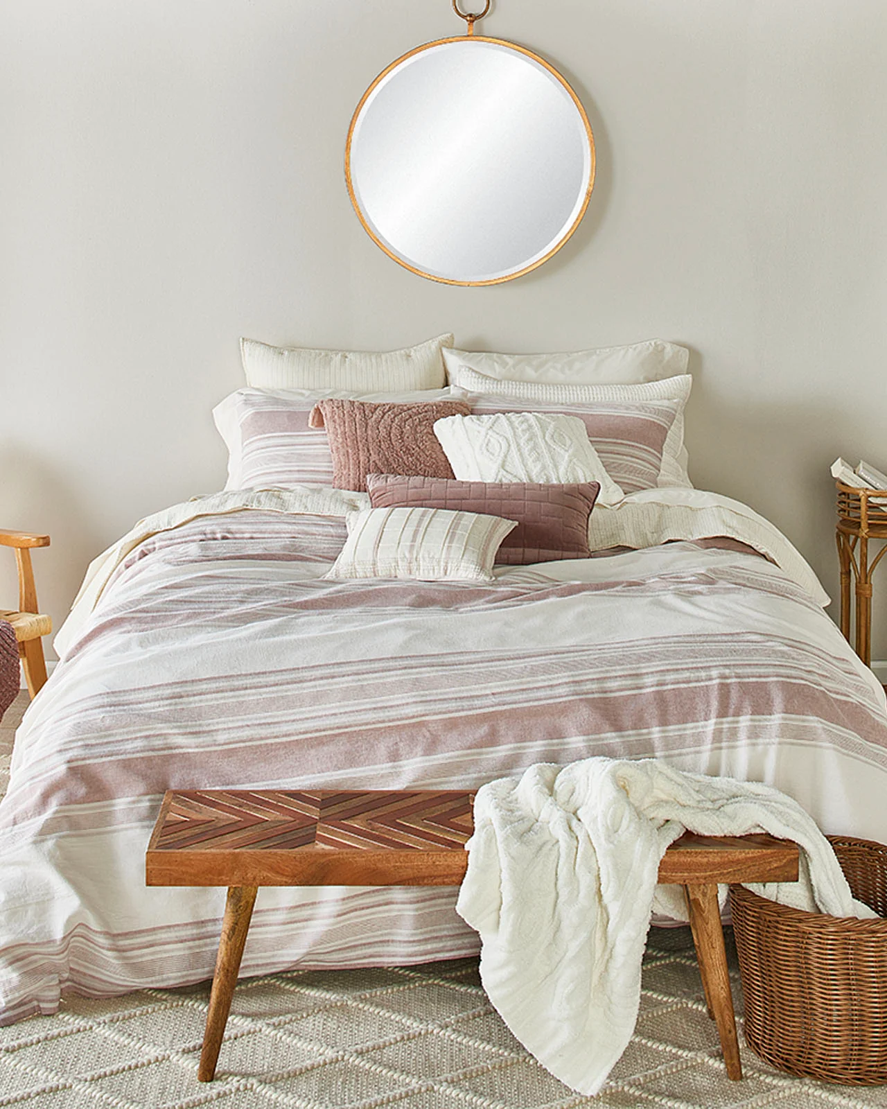 Tuscan Stripe Duvet Set
