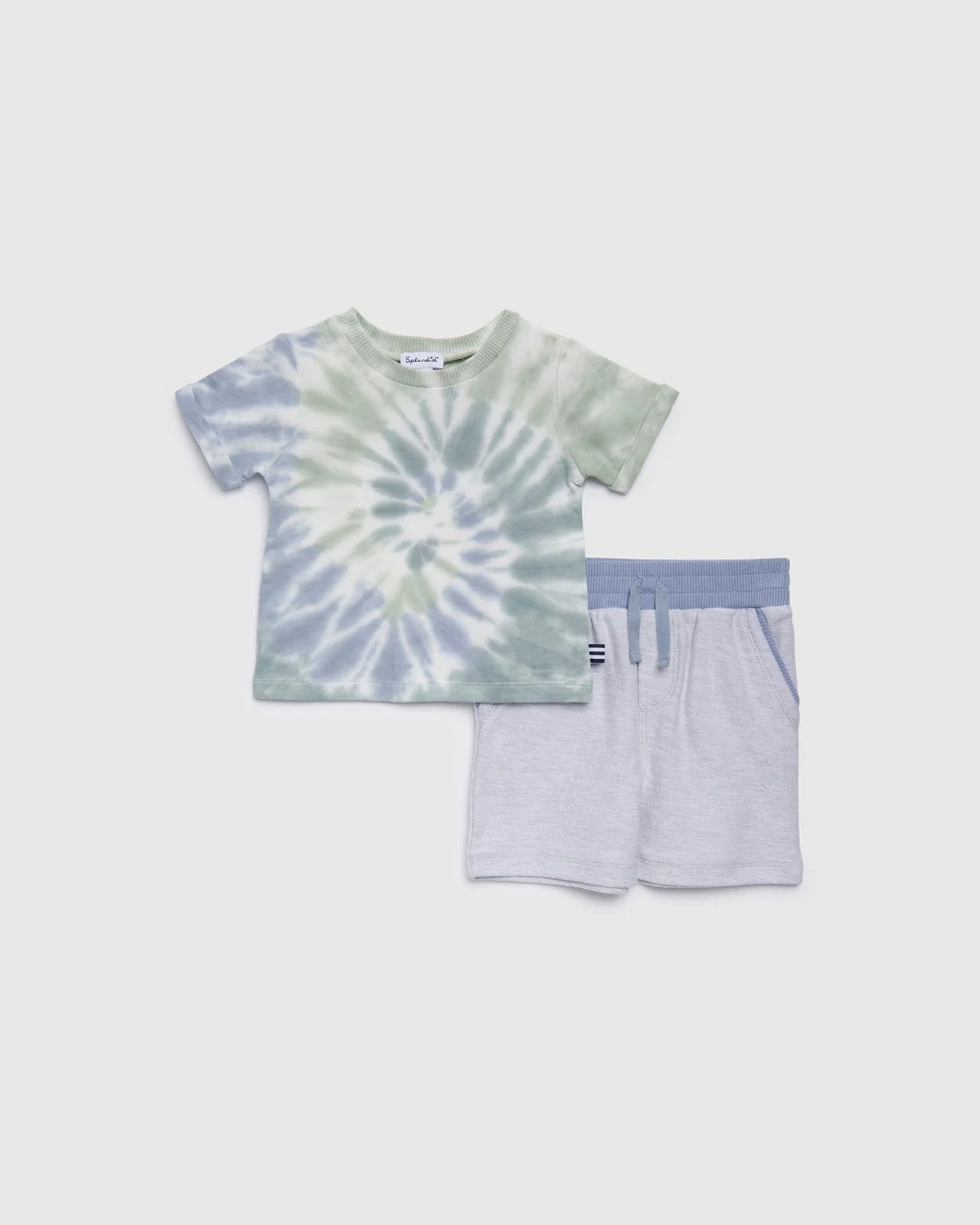 Infant Boys Aqua Mist Short Set