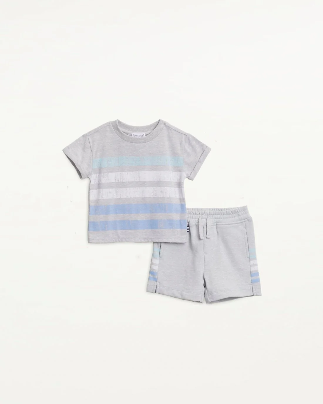 Infant Boy Starlight Stripe Short Set