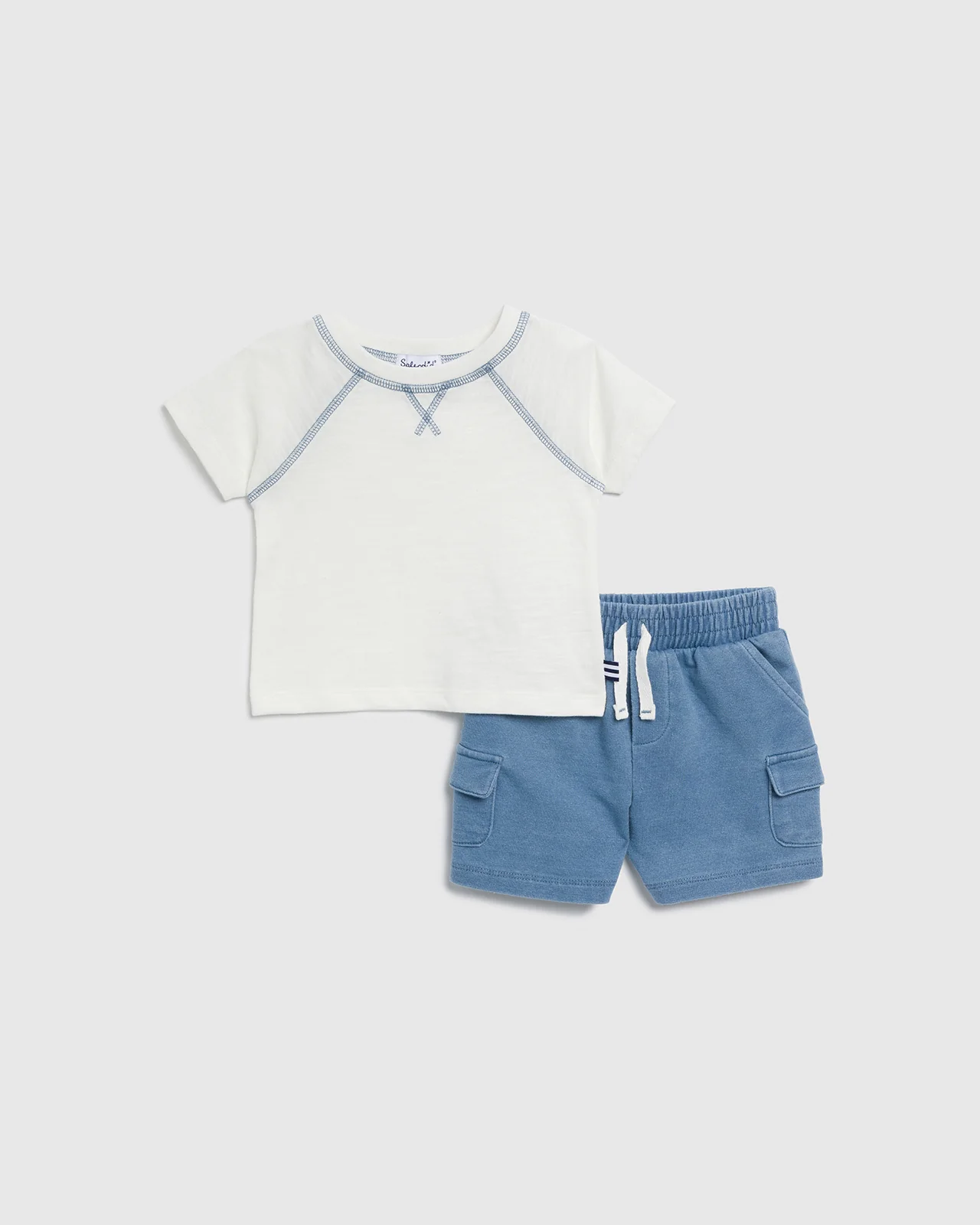 Infant Boy Raglan Tee Set