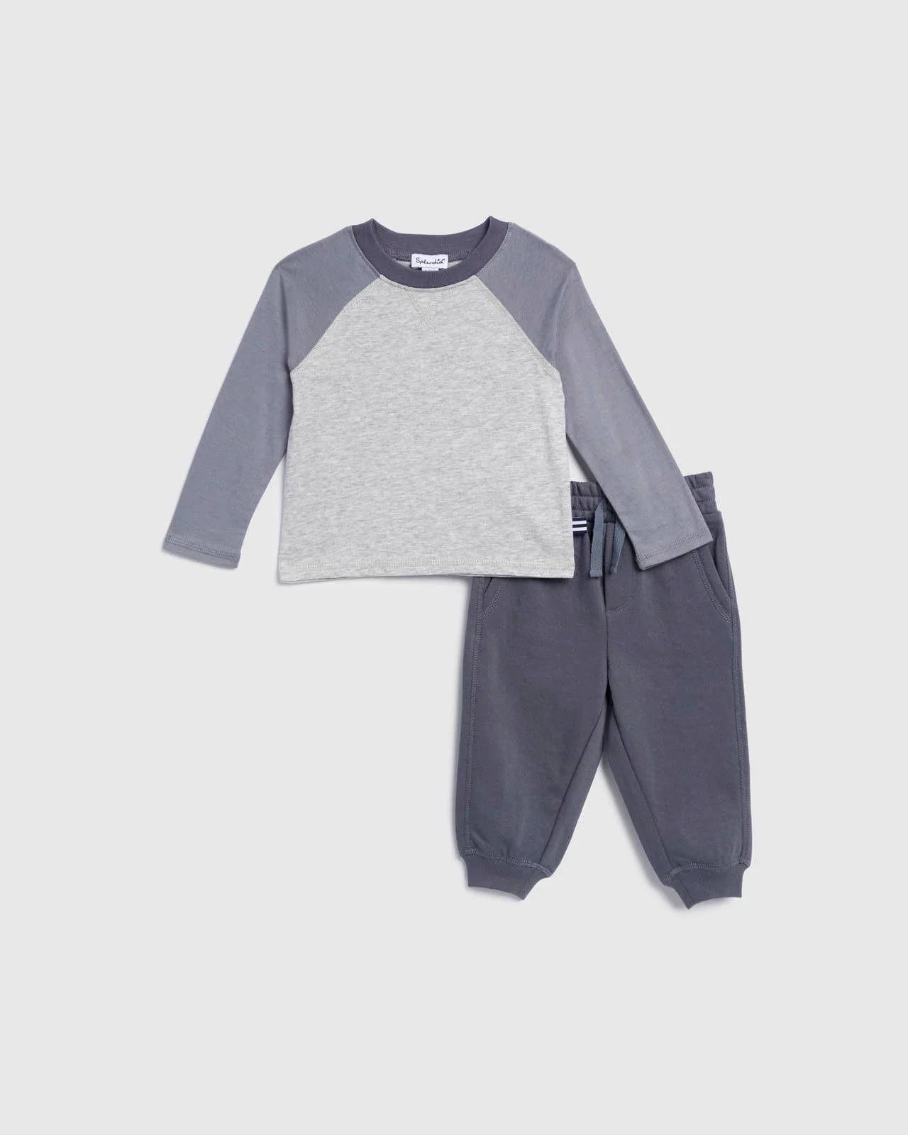 Infant Boy Two Tone Raglan Set