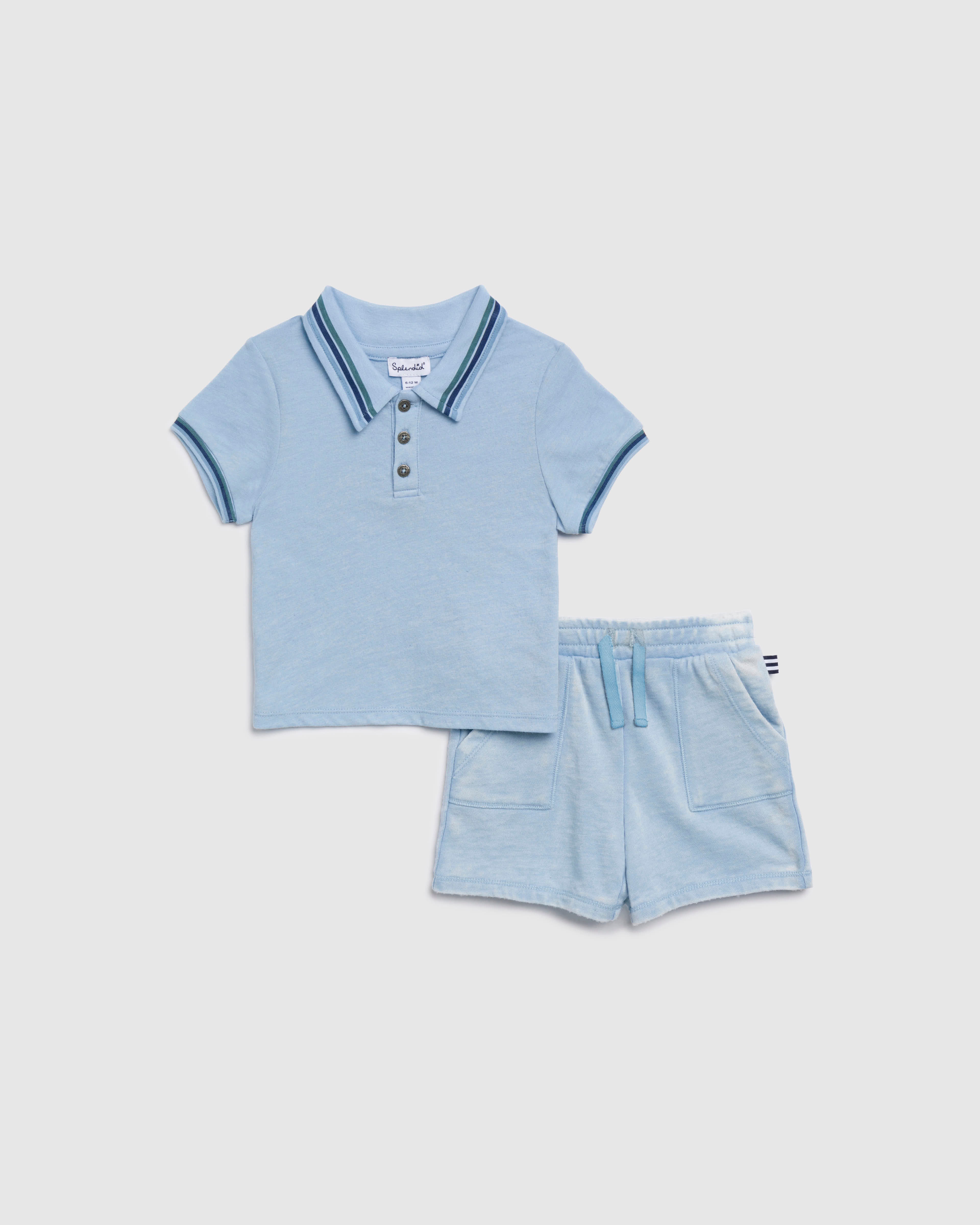 Infant Boys Huntington Short Sleeve Polo Set