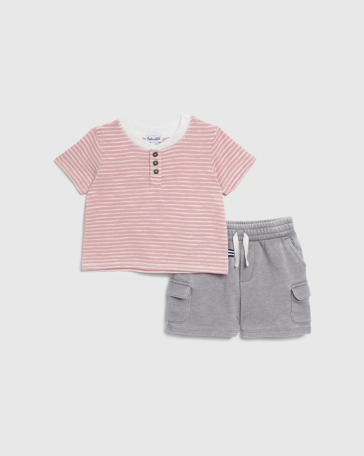 Infant Boy Desert Stripe Tee Set
