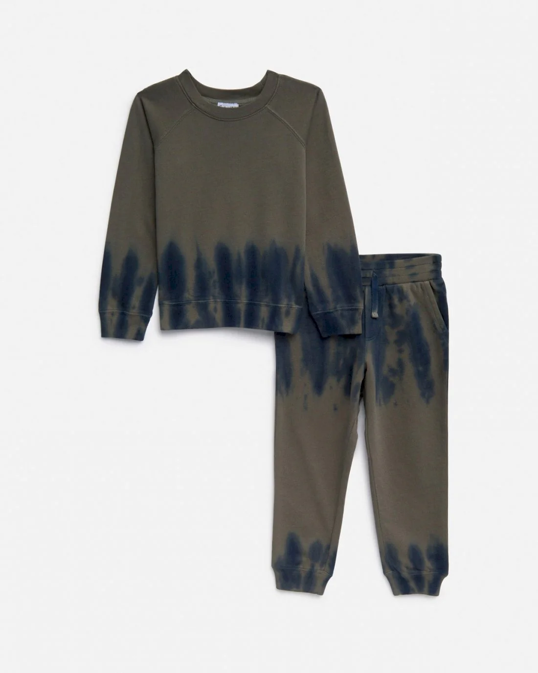Toddler Boy Seaweed Tie Dye Long Sleeve Set