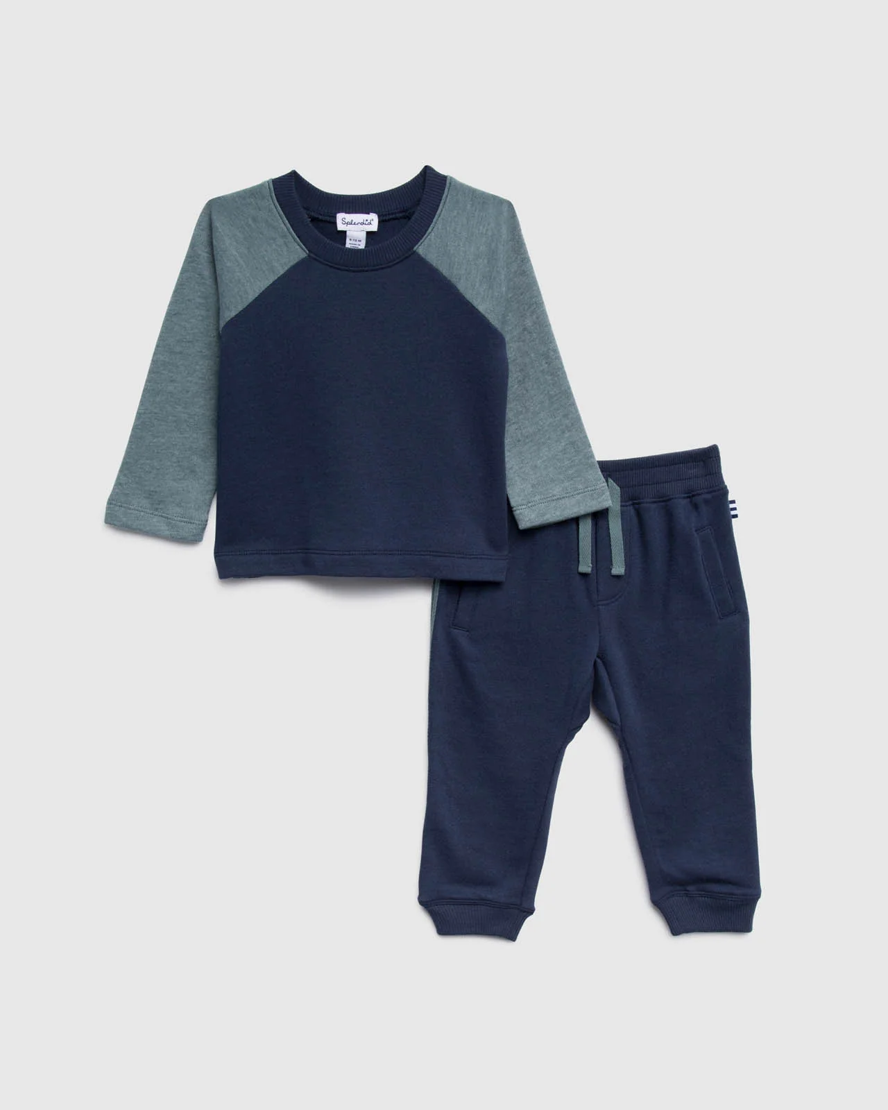Toddler Boys No More Blues Long Sleeve Set