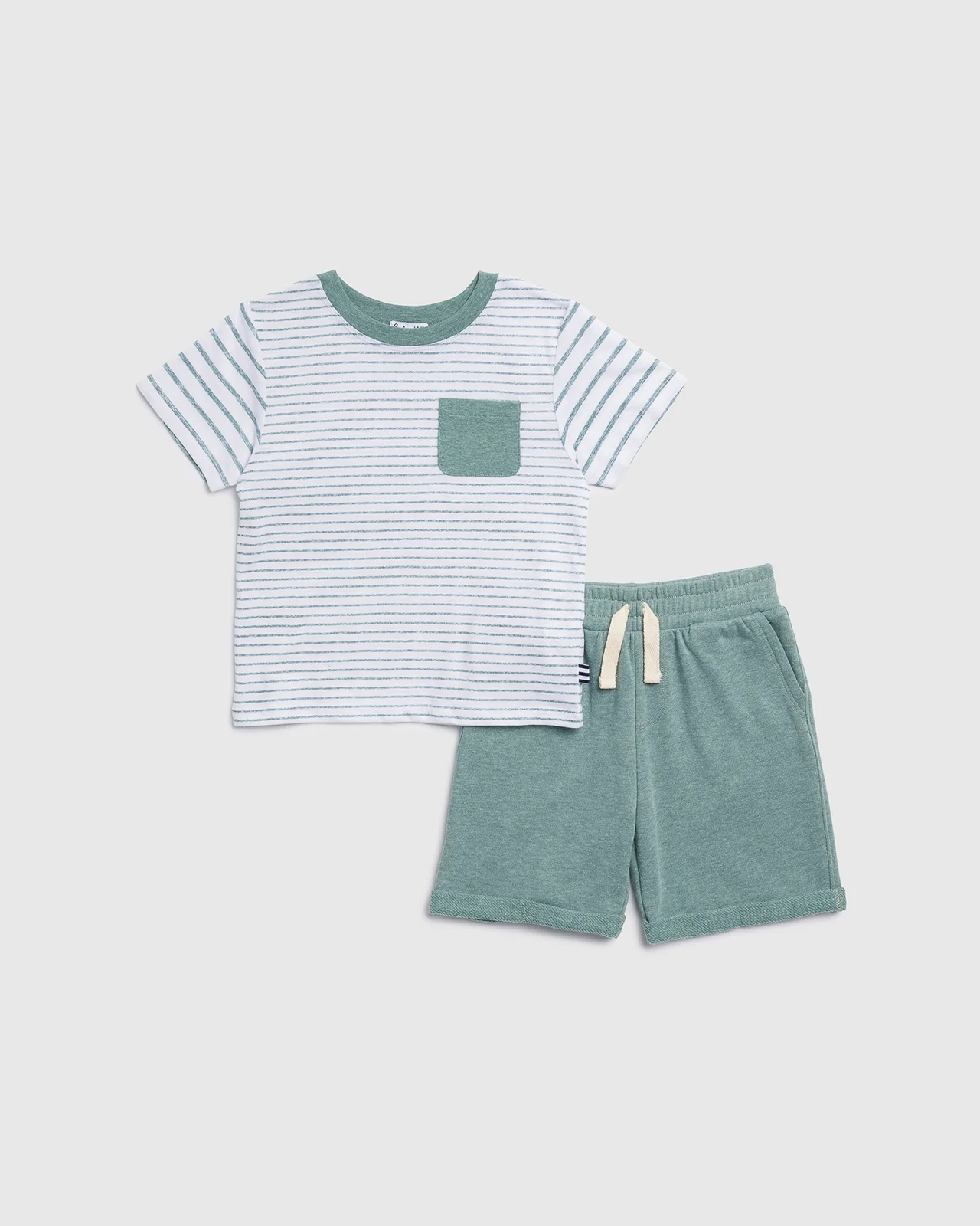 Toddler Boy Seaspray Stripe Tee Set