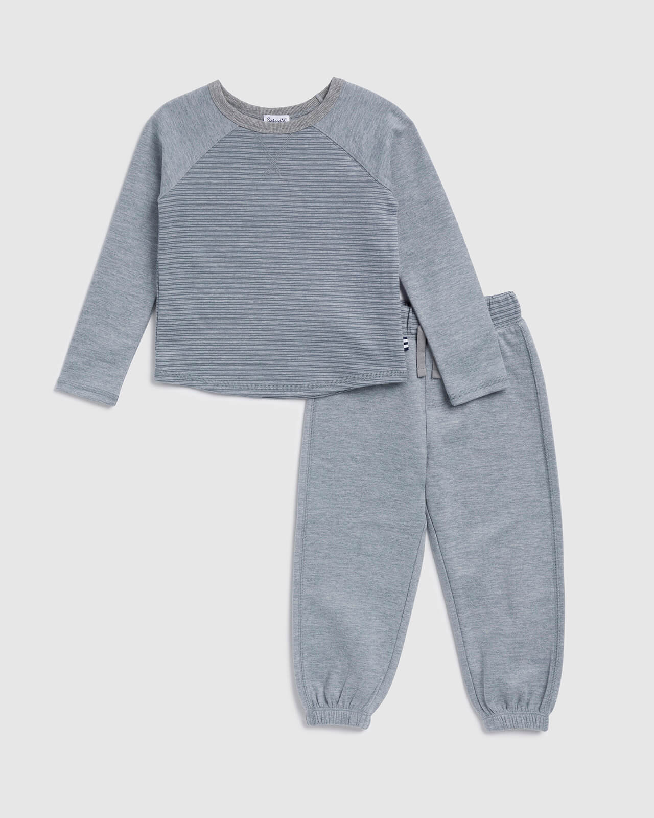 Toddler Boy Striped Raglan Long Sleeve Set