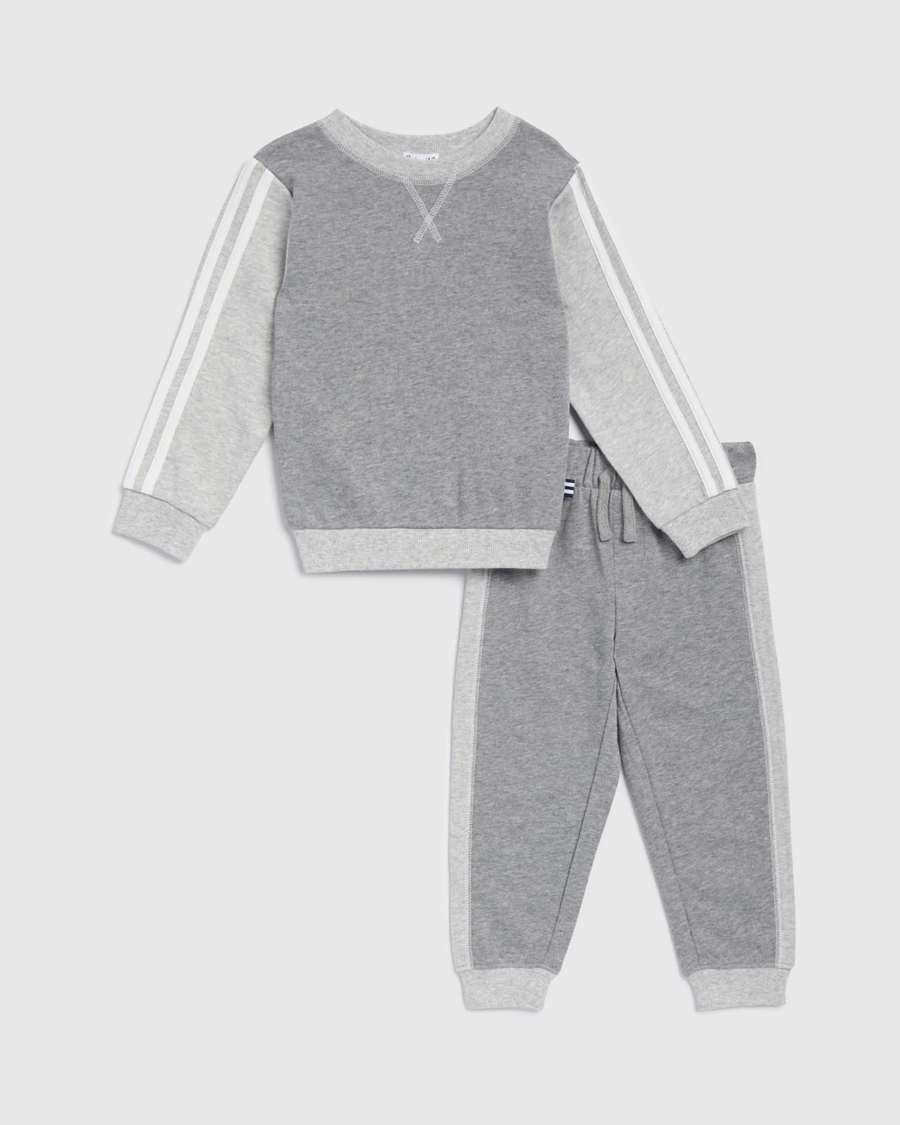 12379-toddler-boy-contrast-stripe-sweatshirt-set-1.webp Toddler Boy Contrast Stripe Sweatshirt Set