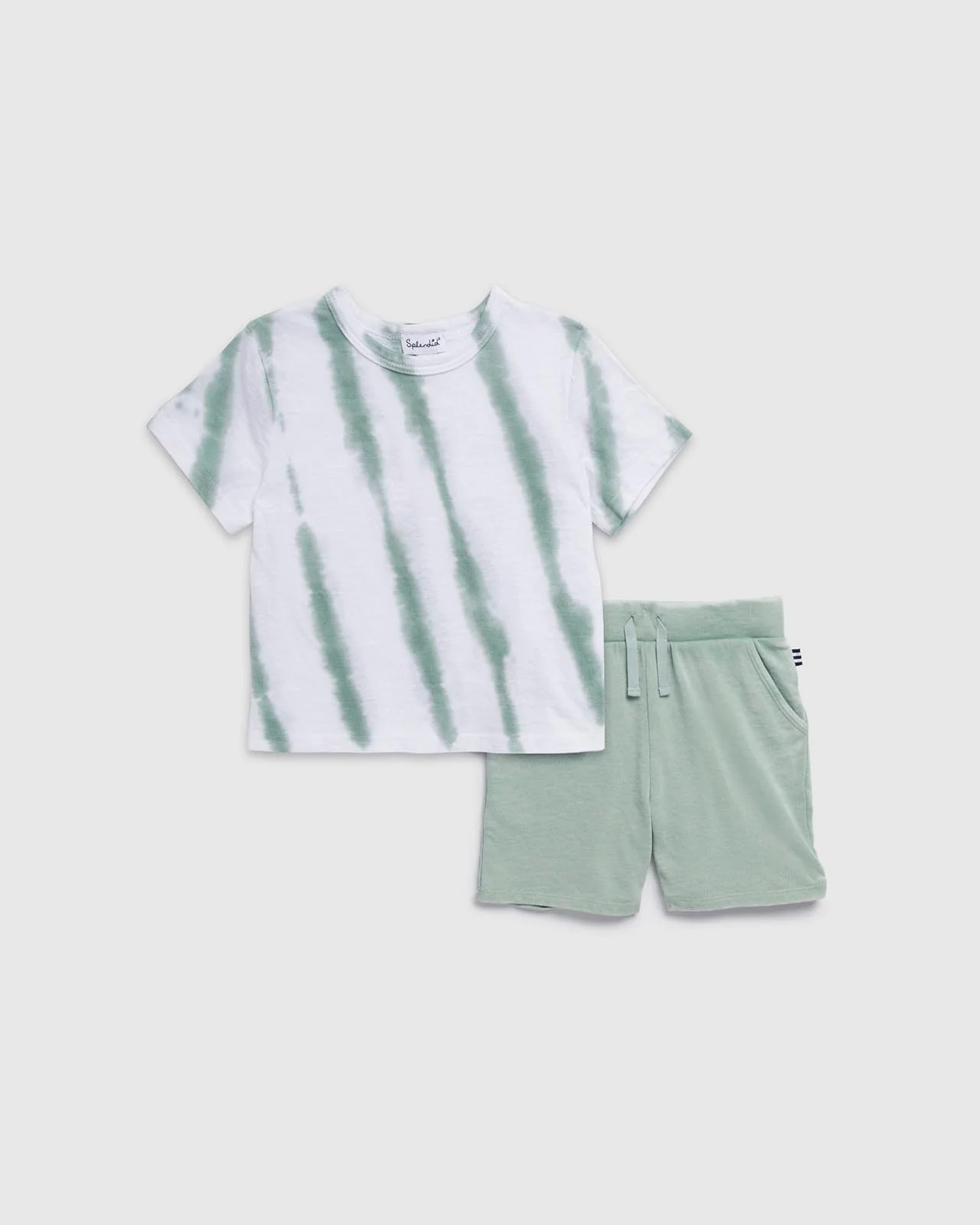 Toddler Boys Ocean Mist Tie-Dye Short Set