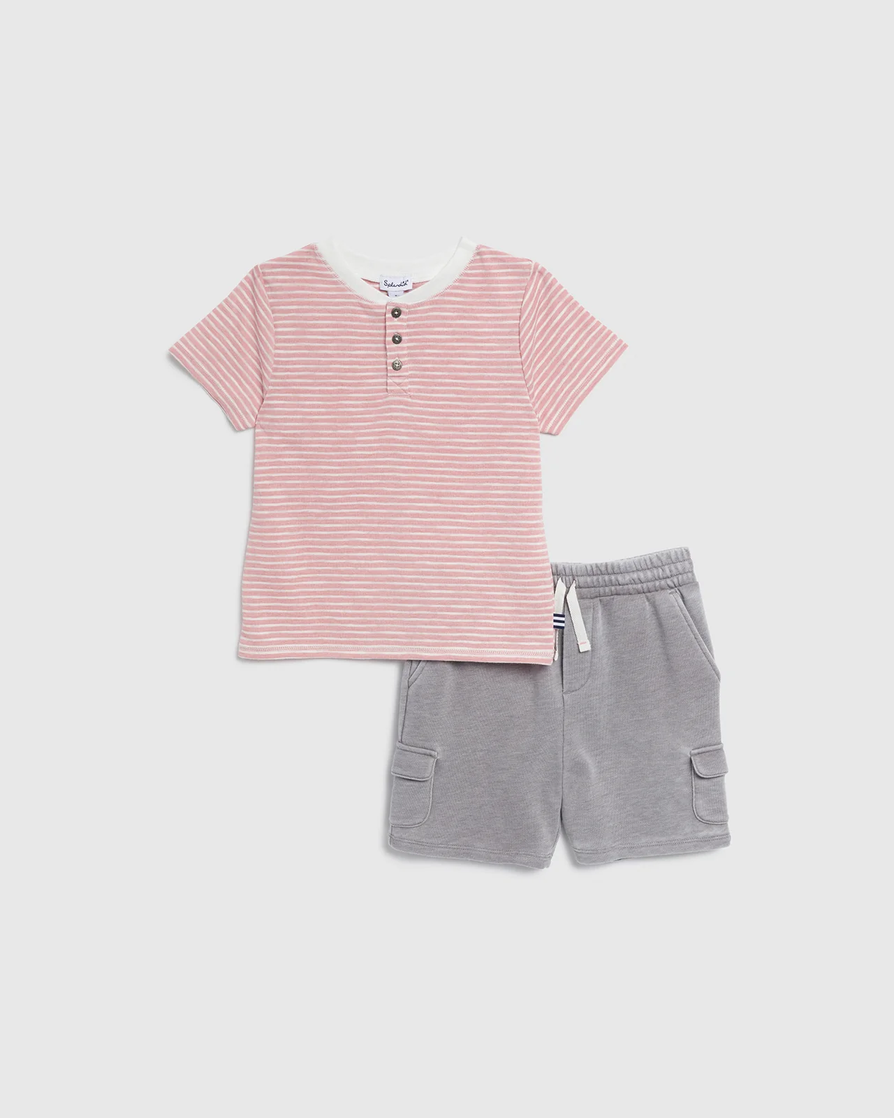 12609-toddler-boy-desert-stripe-tee-set-1.webp Toddler Boy Desert Stripe Tee Set