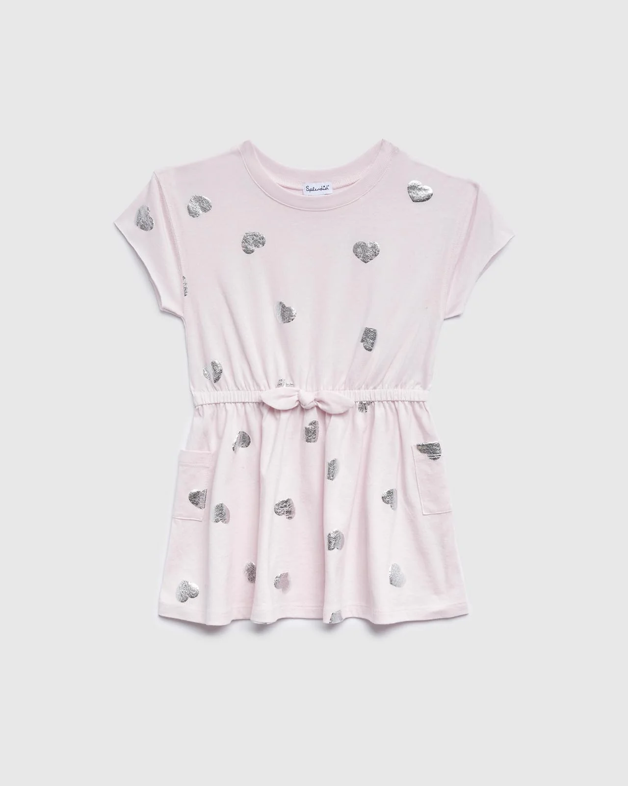 Toddler Girls Scattered Heart Dress