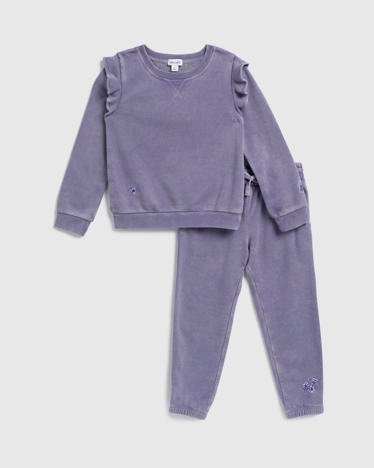 13132-toddler-girl-floral-haze-sweatshirt-set-2.webp Toddler Girl Floral Haze Sweatshirt Set