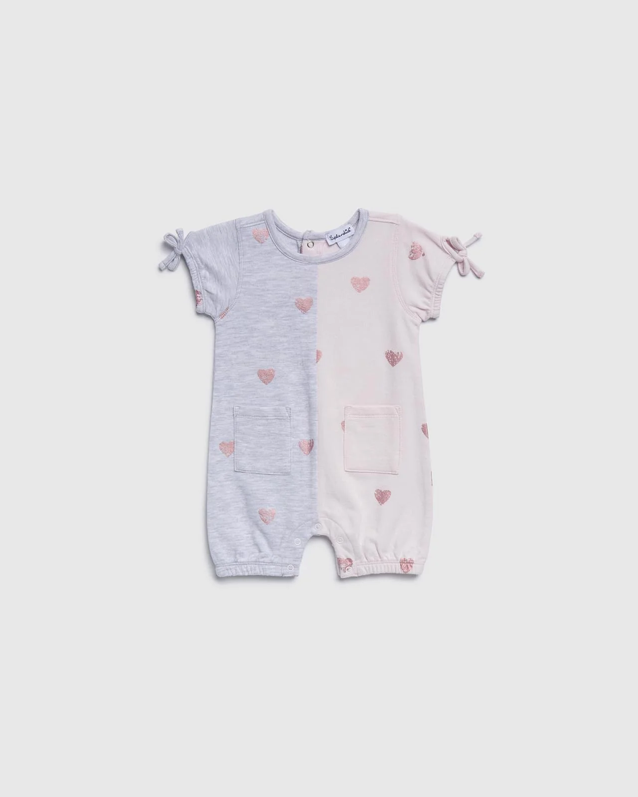 Infant Girls Two Tone Onesie