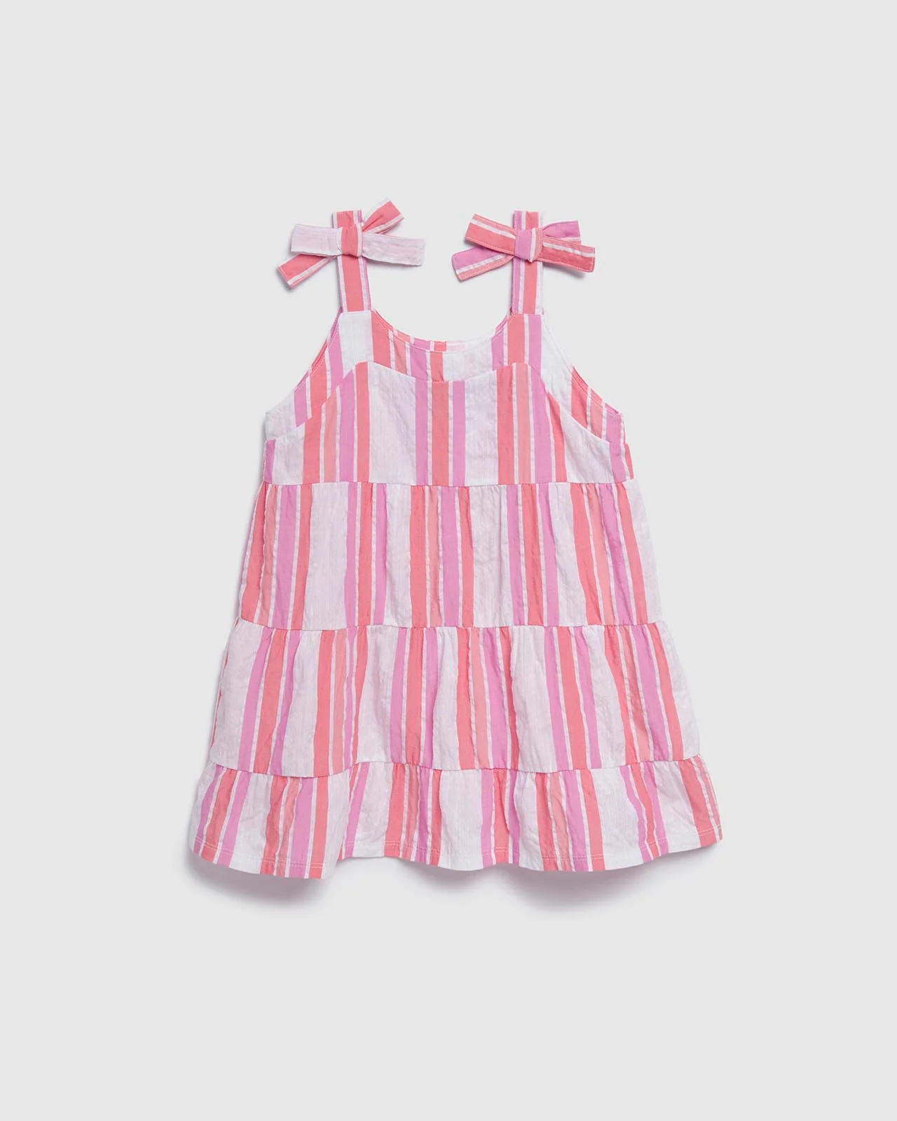 Toddler Girls Watermelon Stripe Dress