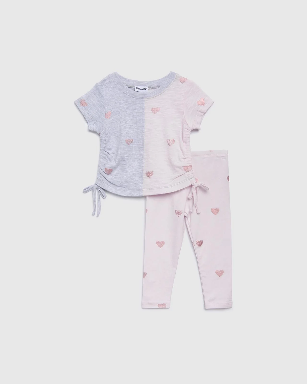 Infant Girls Two Tone Legging Set