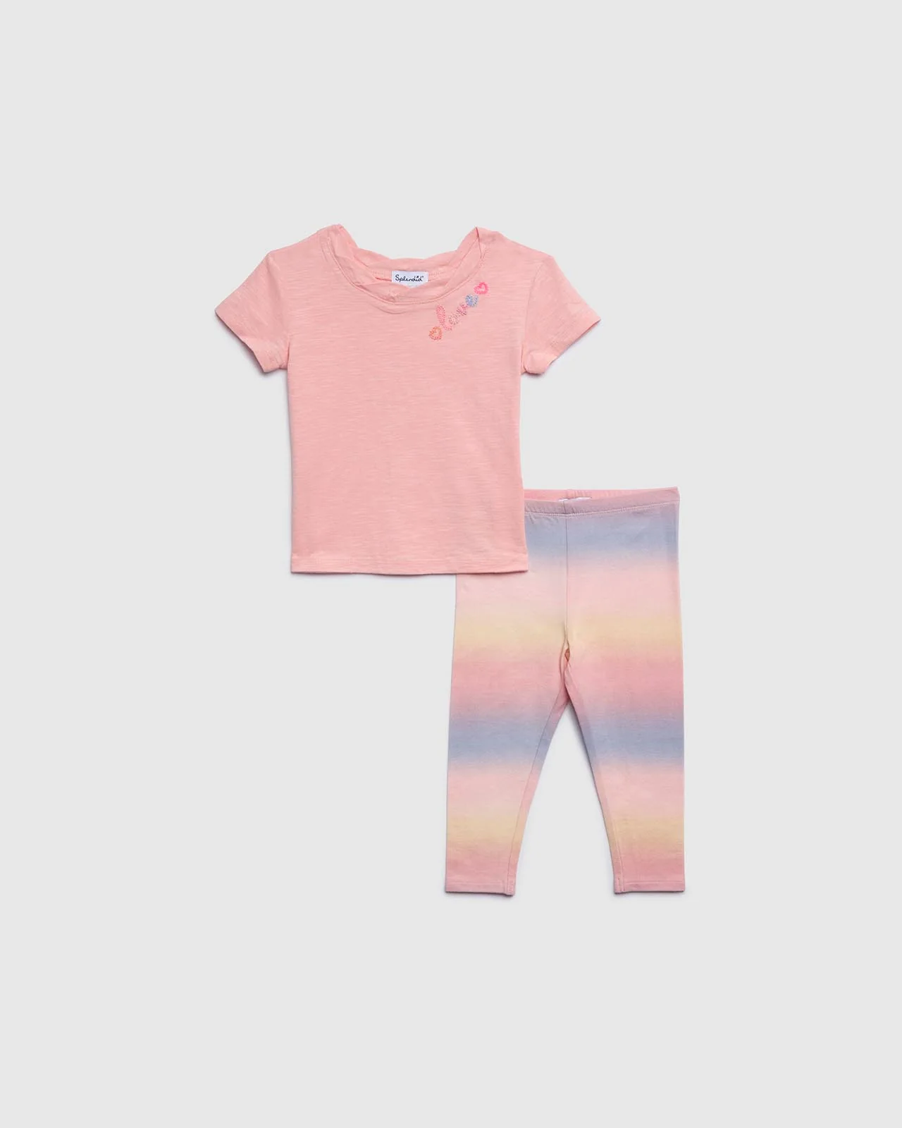 Infant Girls Ombre Spray Legging Set