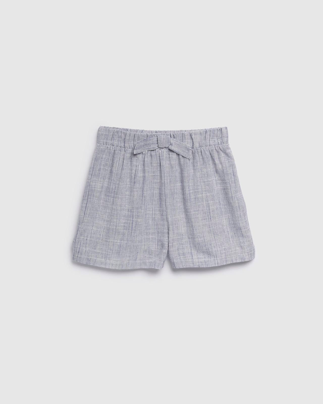 Girls Railroad Stripe Shorts