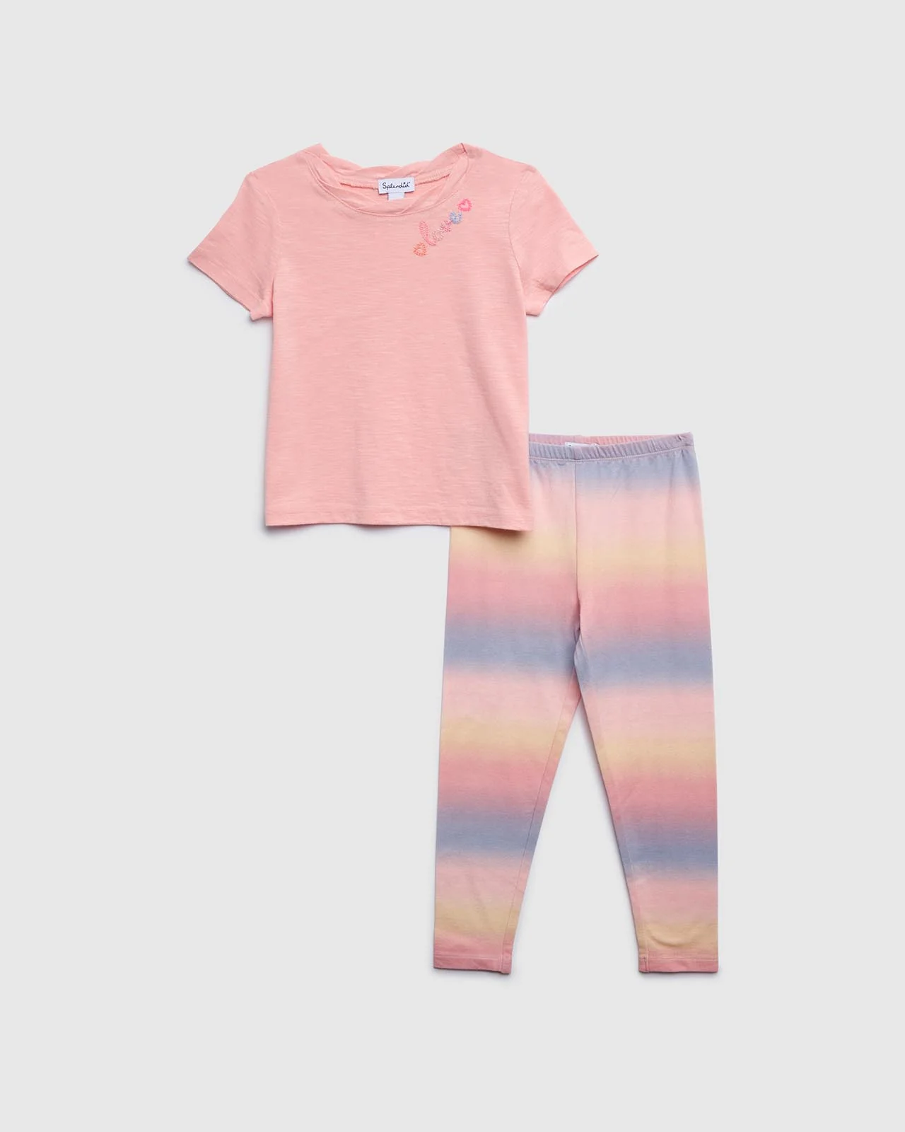 Toddler Girls Ombre Spray Legging Set