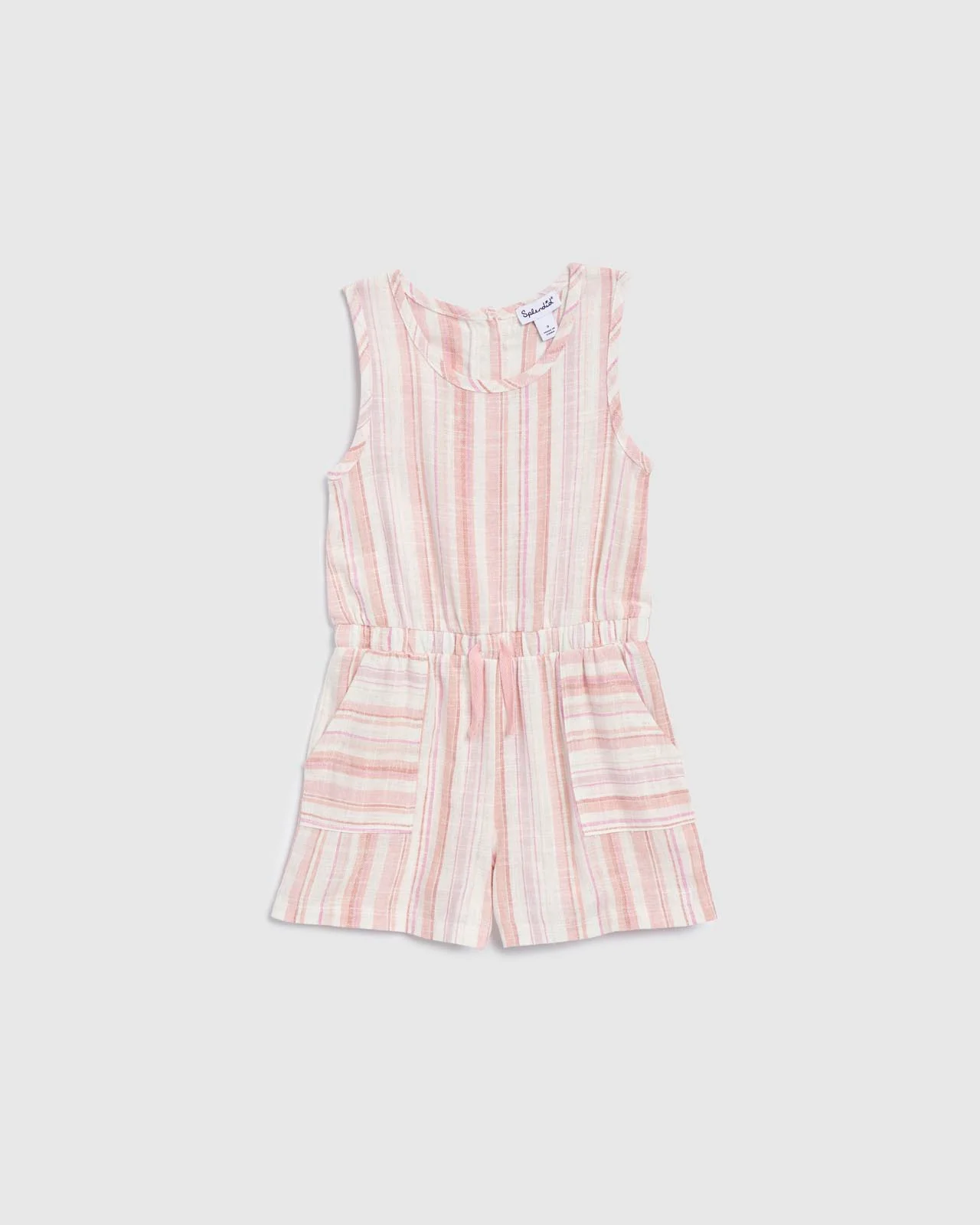 Toddler Girl Multi Stripe Romper