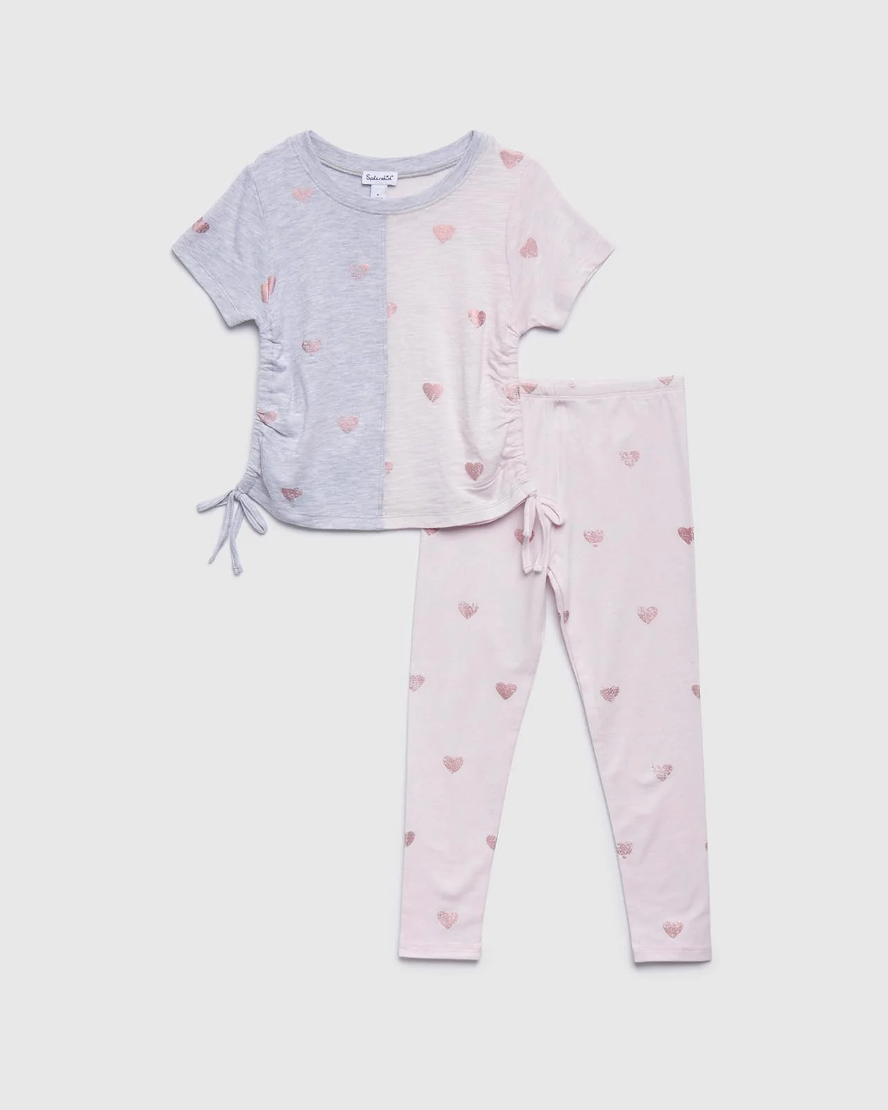 Toddler Girls Two Tone Legging Set