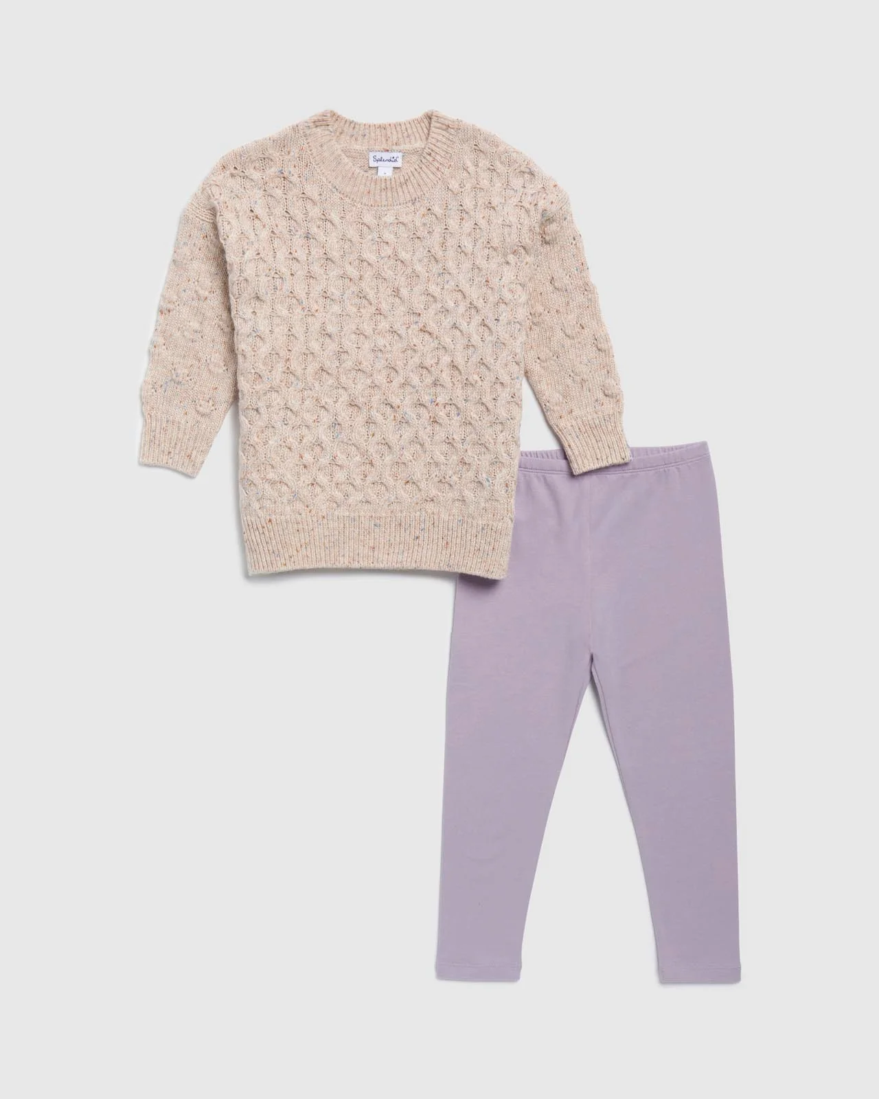 15603-toddler-girls-speckled-sweater-set-1.webp Toddler Girls Speckled Sweater Set