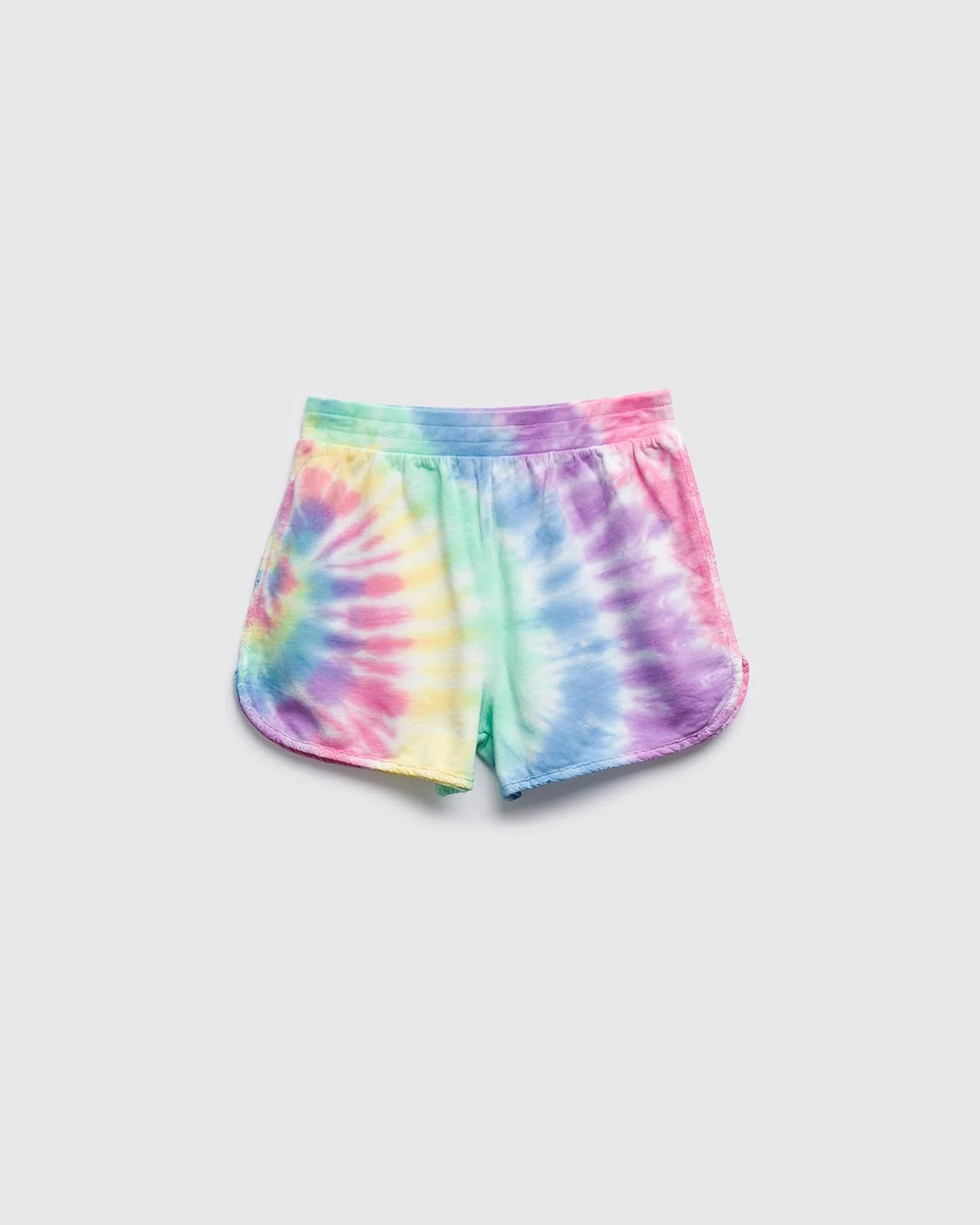 Girls Rainbow Eyelet Short