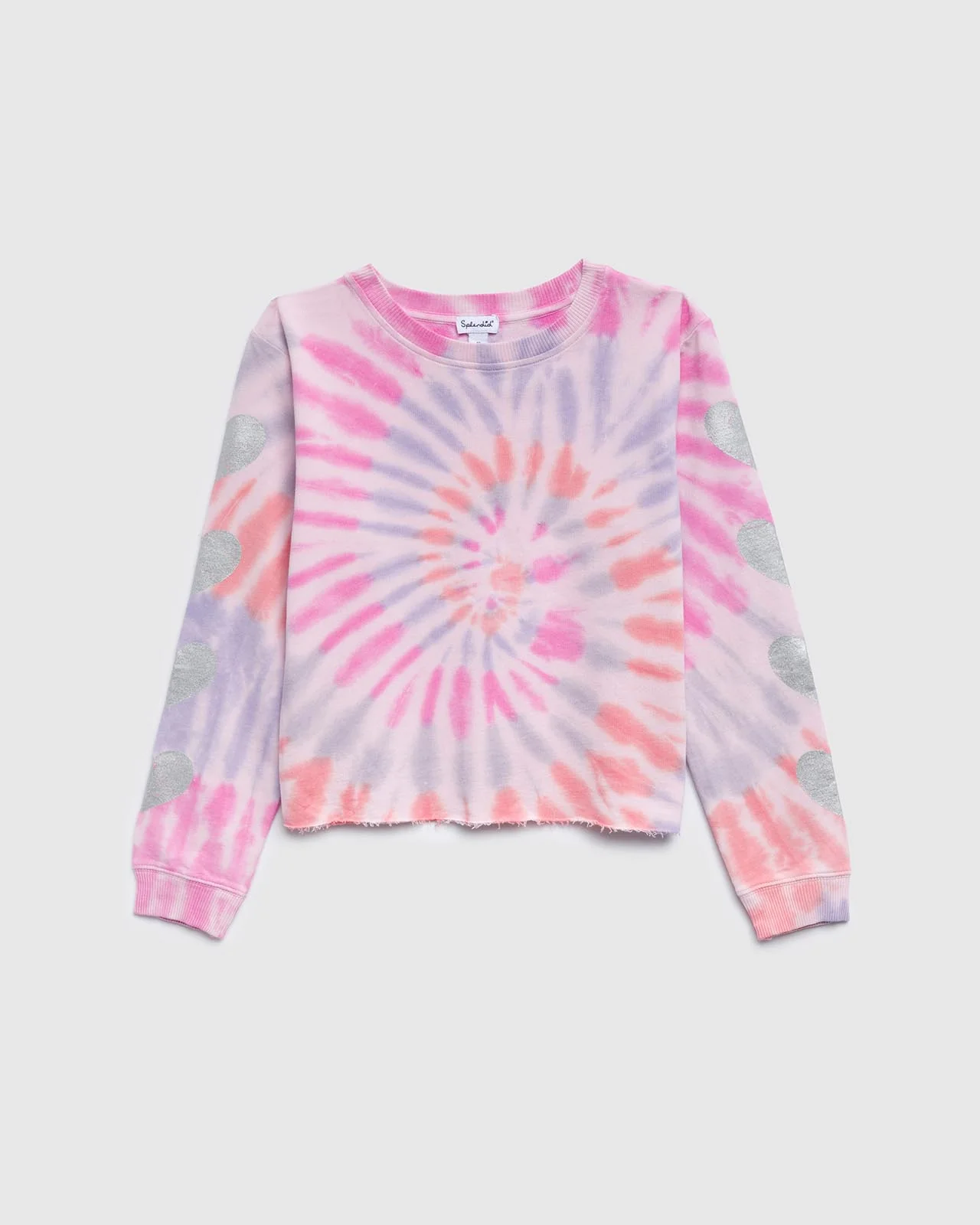 15896-girls-rainbow-foil-sweatshirt-1.webp Girls Rainbow Foil Sweatshirt