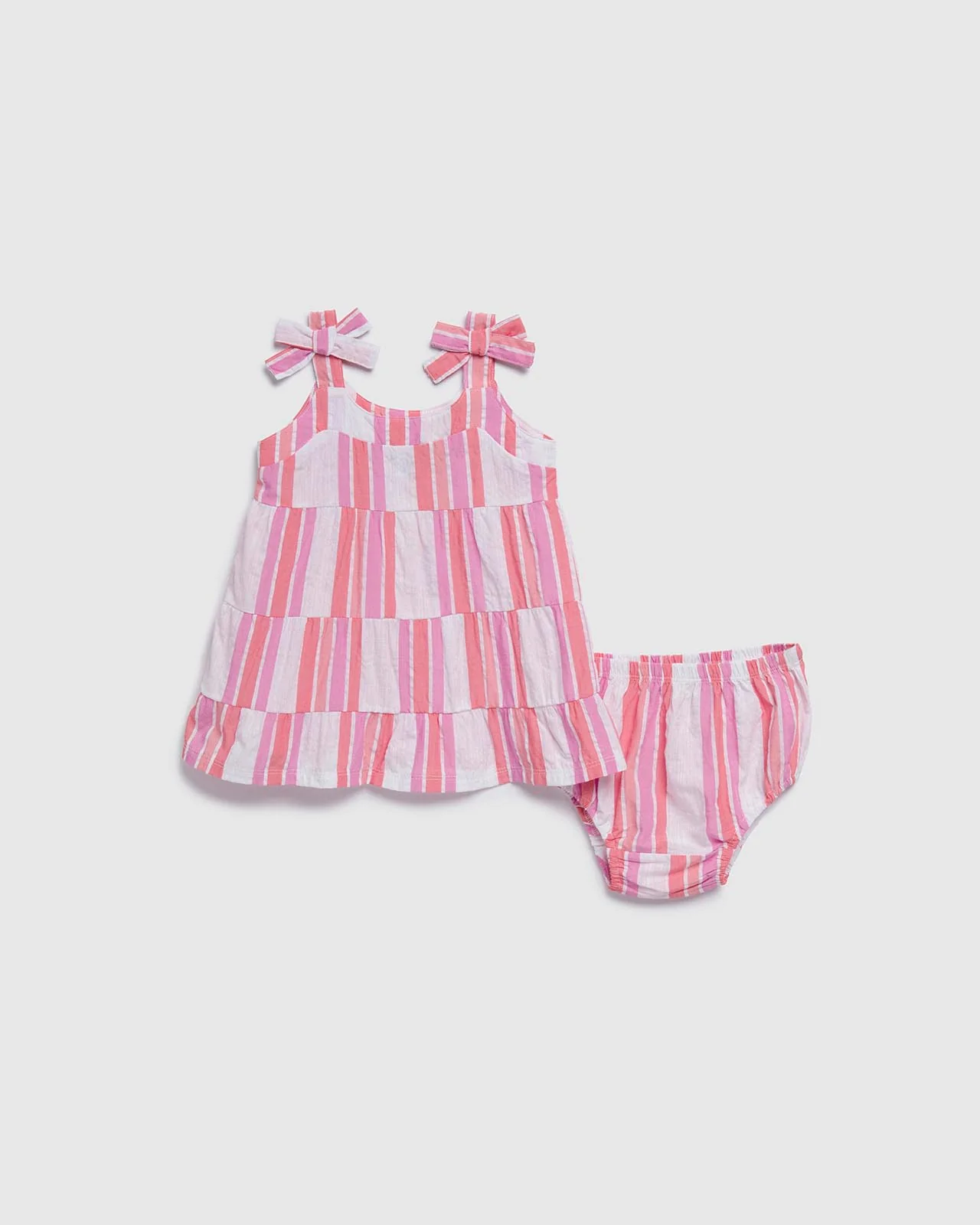 16615-infant-girls-watermelon-stripe-dress-1.webp Infant Girls Watermelon Stripe Dress