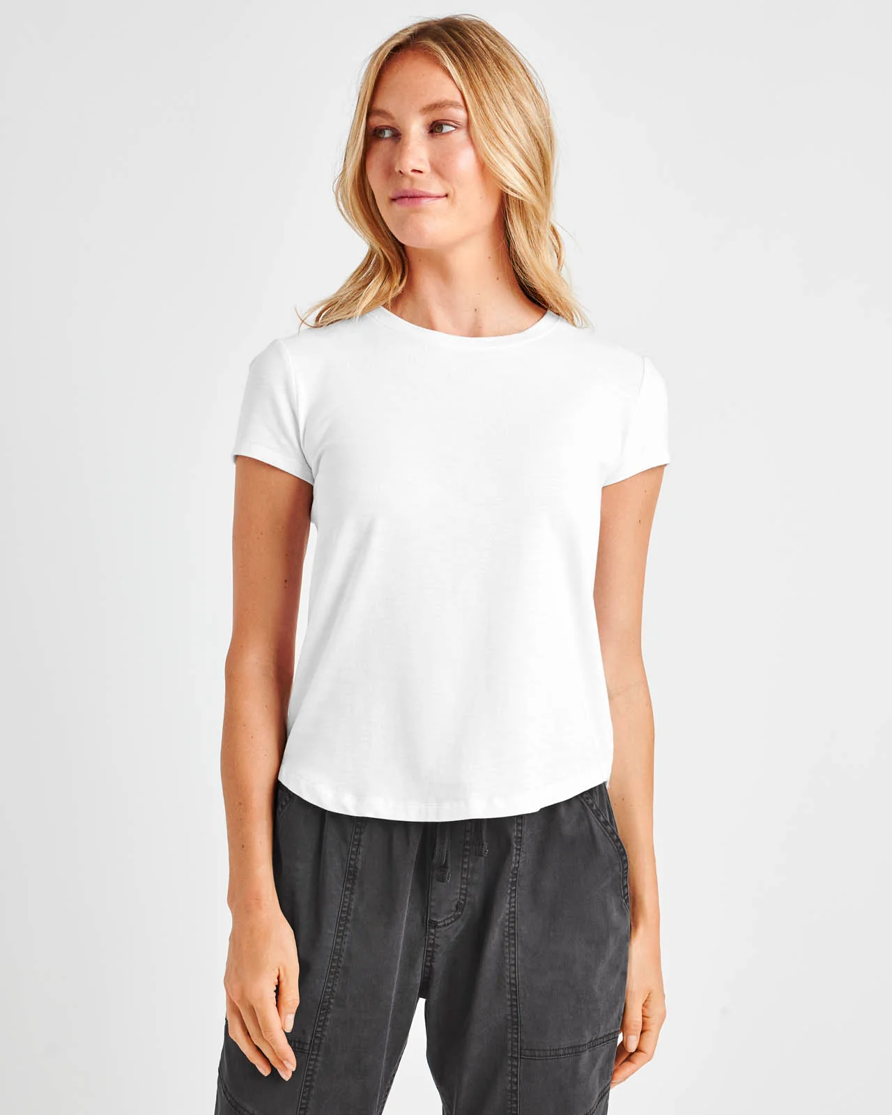 Abbie Slub Crewneck Tee