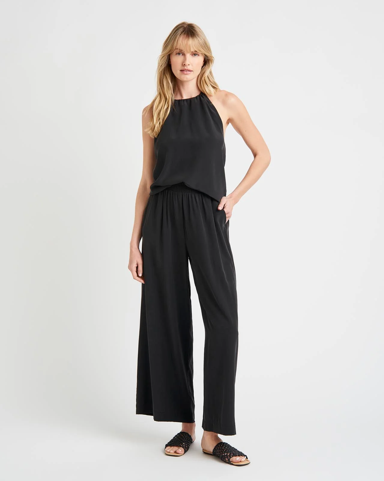 Alessandra Silk Halter Top