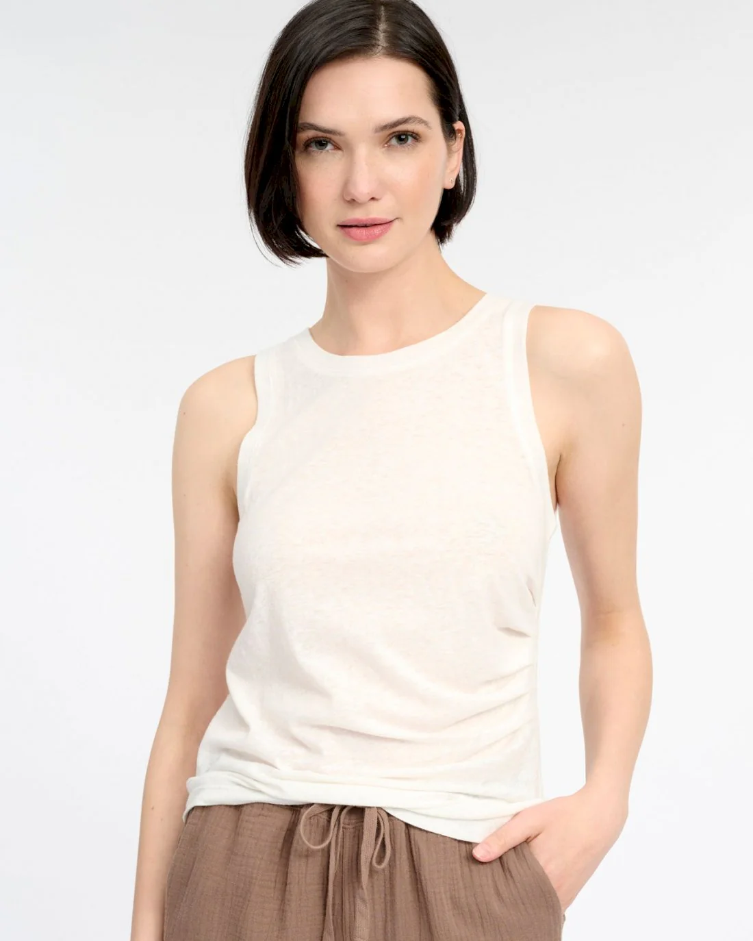 Arrow Ruched Tank