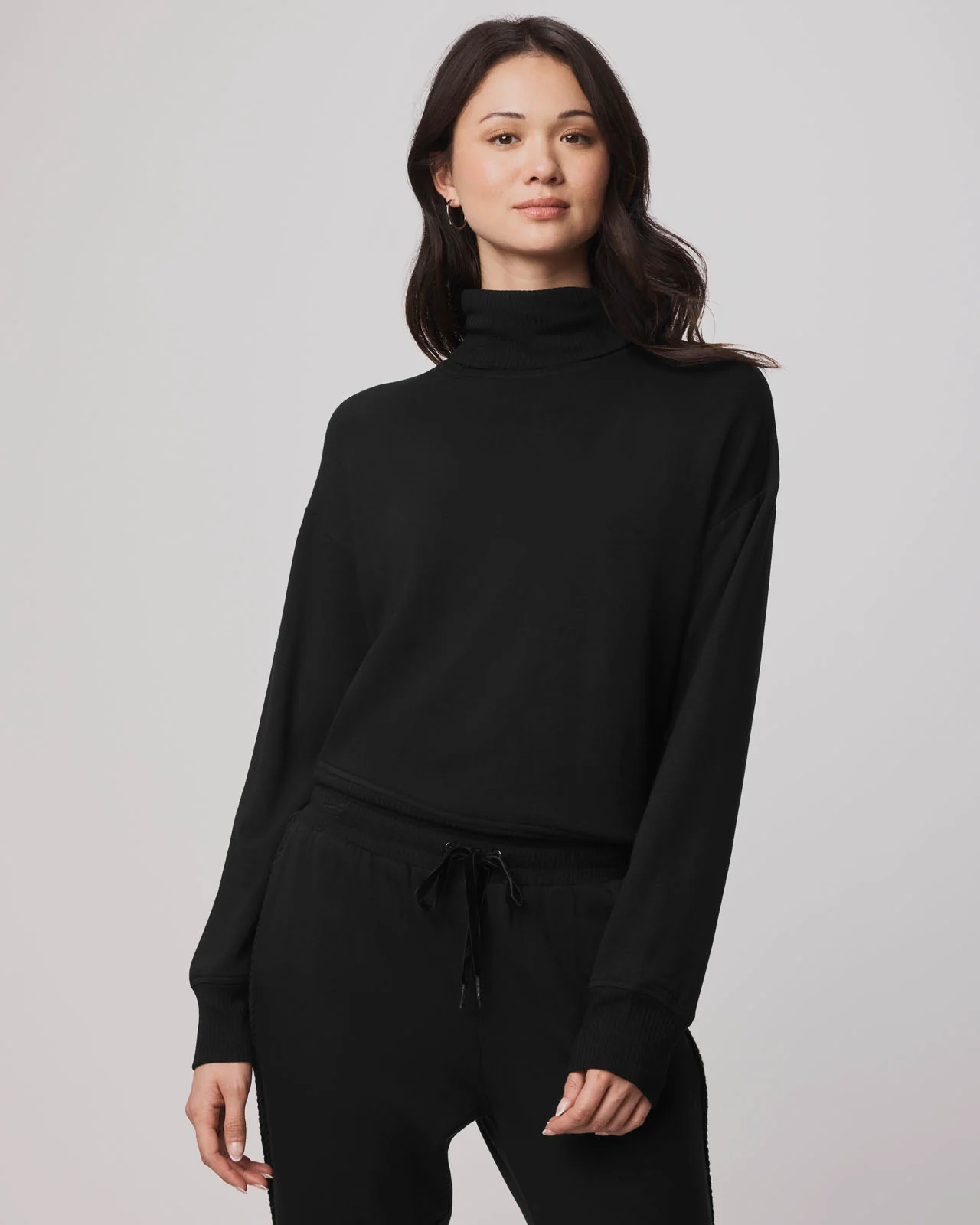 Supersoft Trim Cowl Neck Sweater Using LENZINGâ„¢ECOVEROâ„¢ Fibers