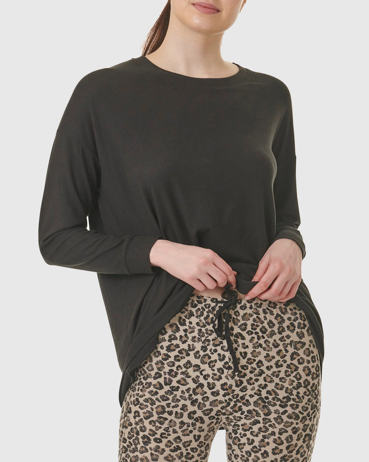 Black Leopard Westerly PJ Set