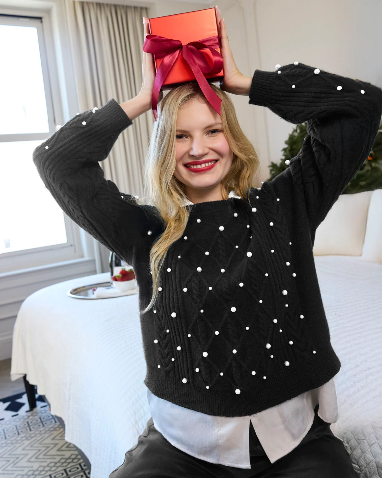 Demi Pearl Sweater