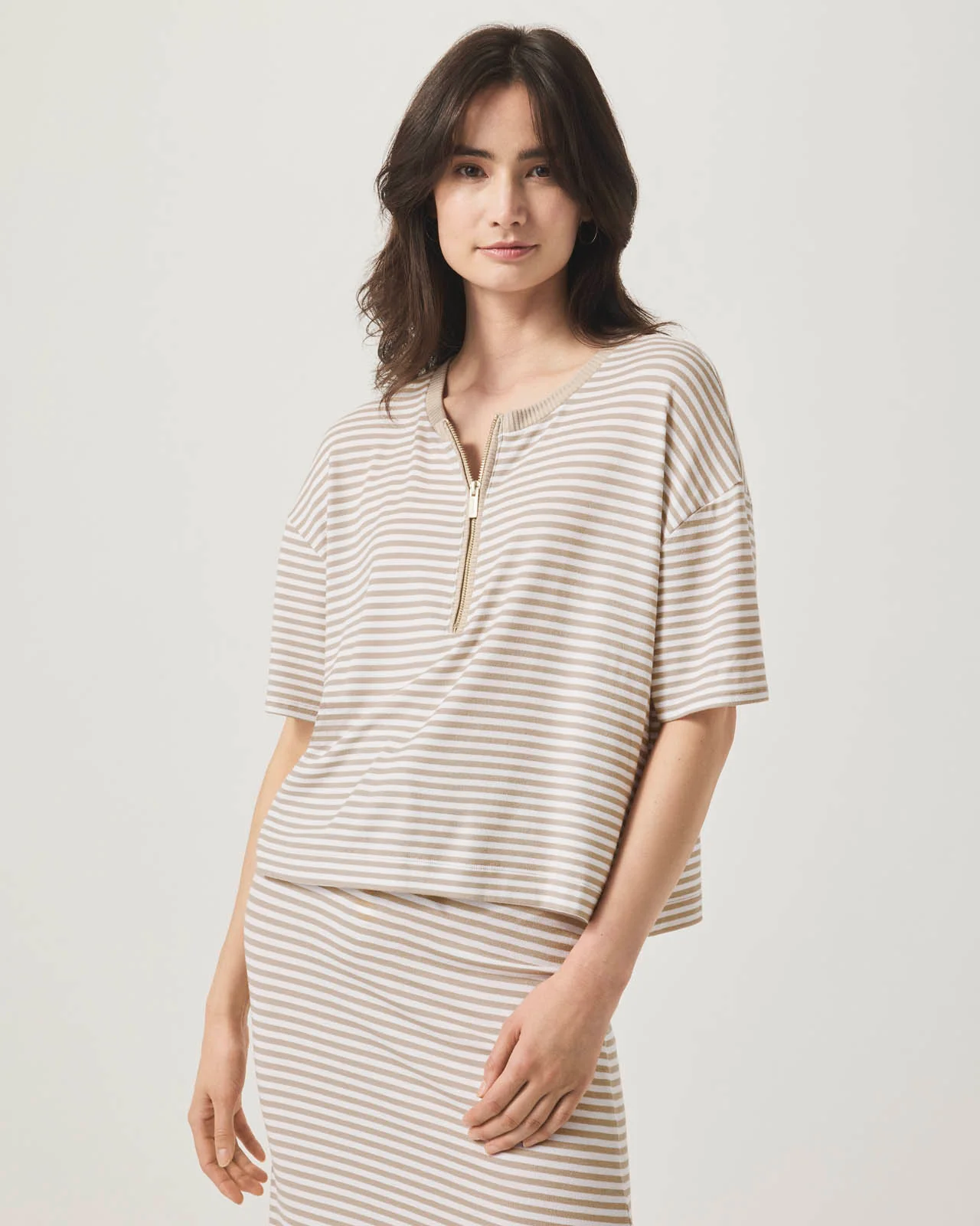 18715-brooke-short-sleeve-stripe-top-4.webp Brooke Short Sleeve Stripe Top