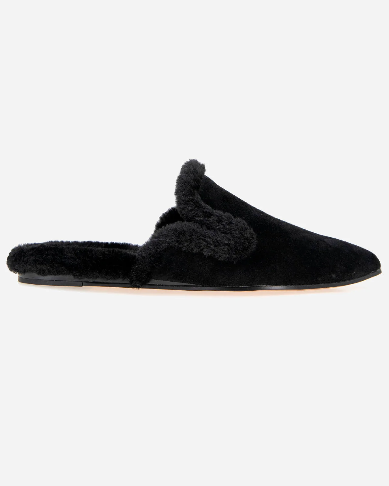 Liza Sherpa Mule in Black