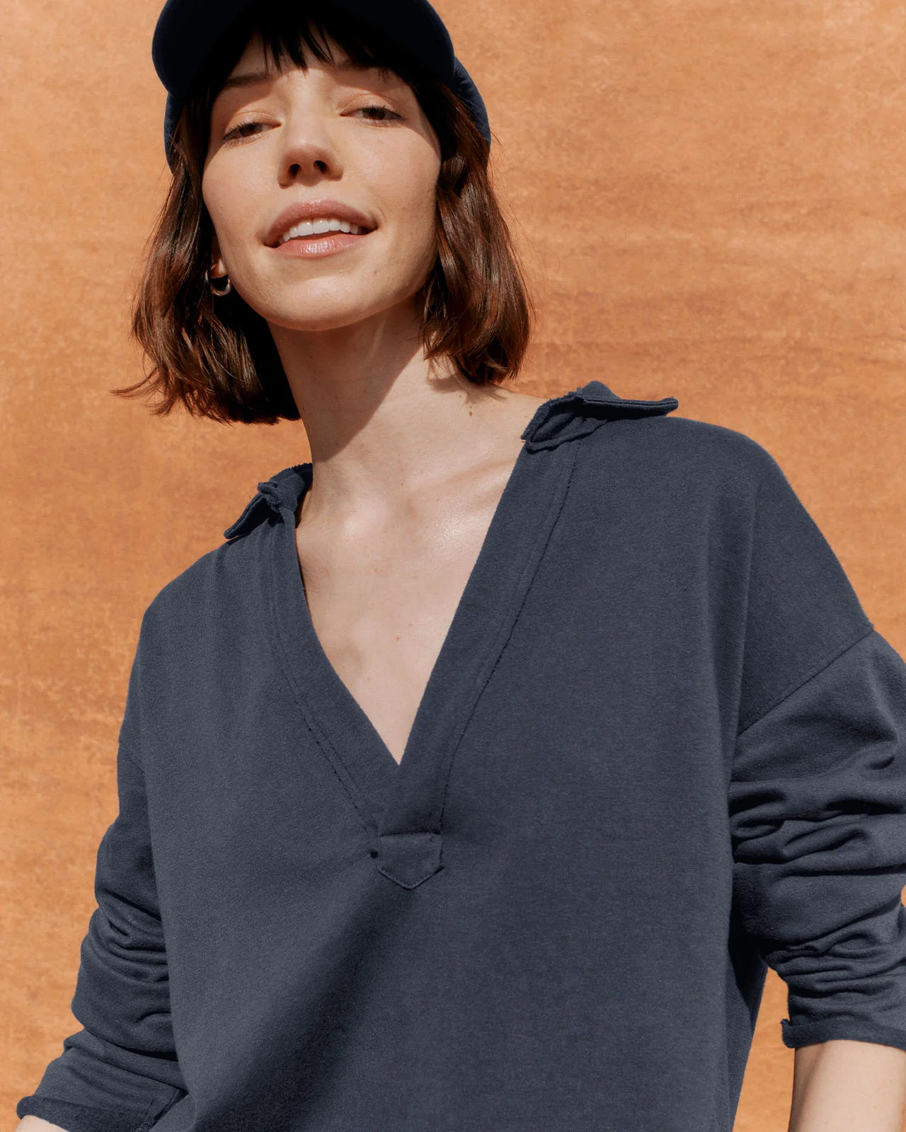 19279-cassie-long-sleeve-terry-polo-1.webp Cassie Long Sleeve Terry Polo