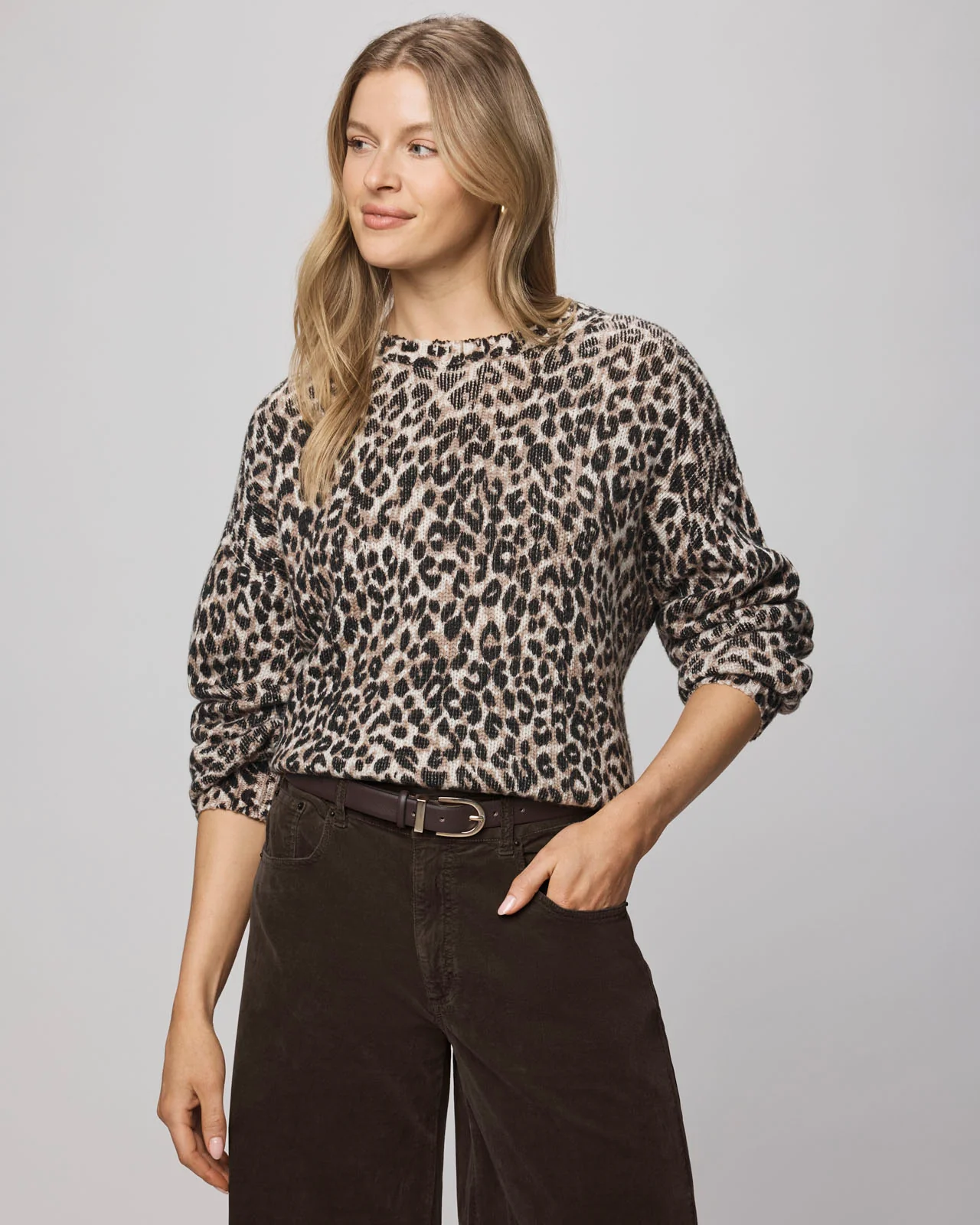Delaney Leopard Sweater