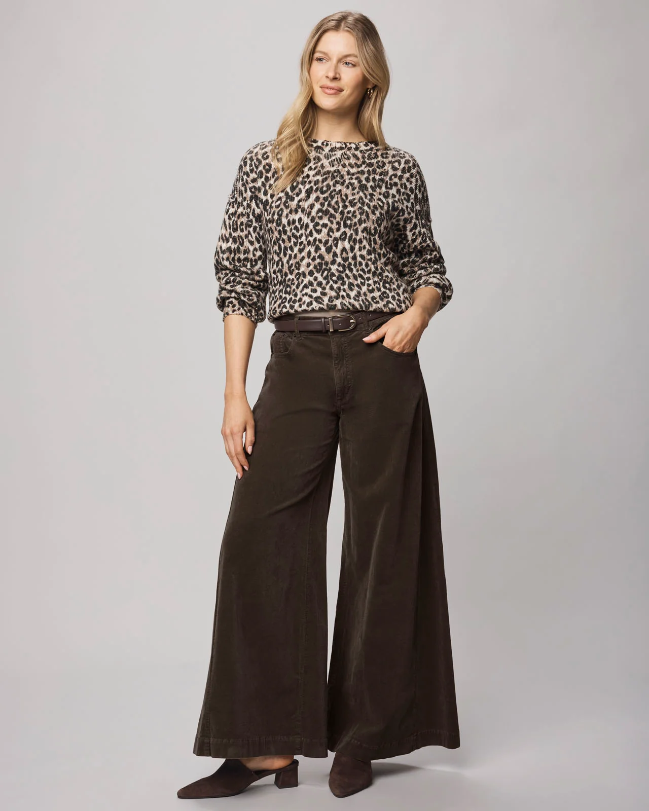 Delaney Leopard Sweater