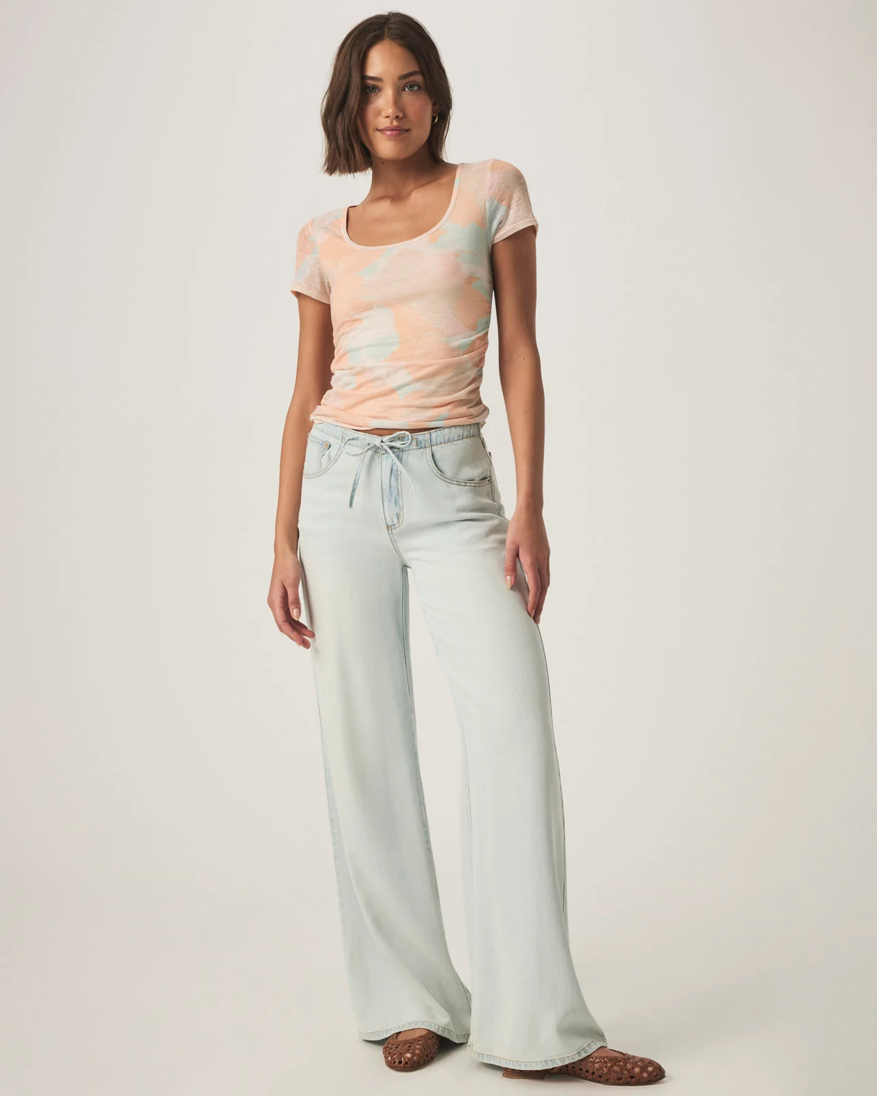 Cheyla Scoop Neck Tee