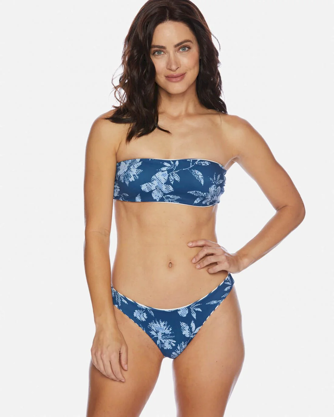Double Dutch Reversible Bandeau Swim Top