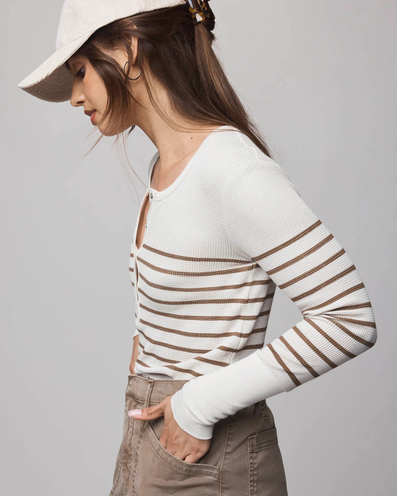 Thermal Forever Stripe Henley