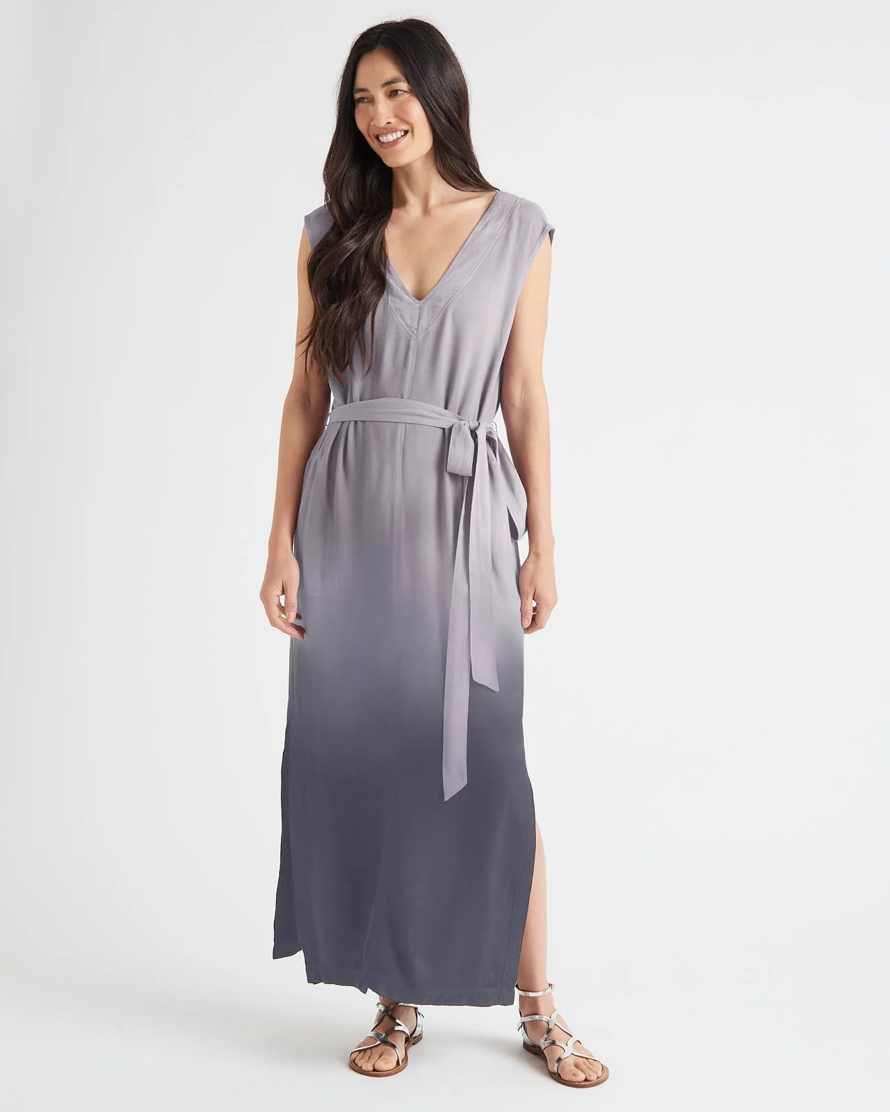 Evian Dip Dye Maxi Dress