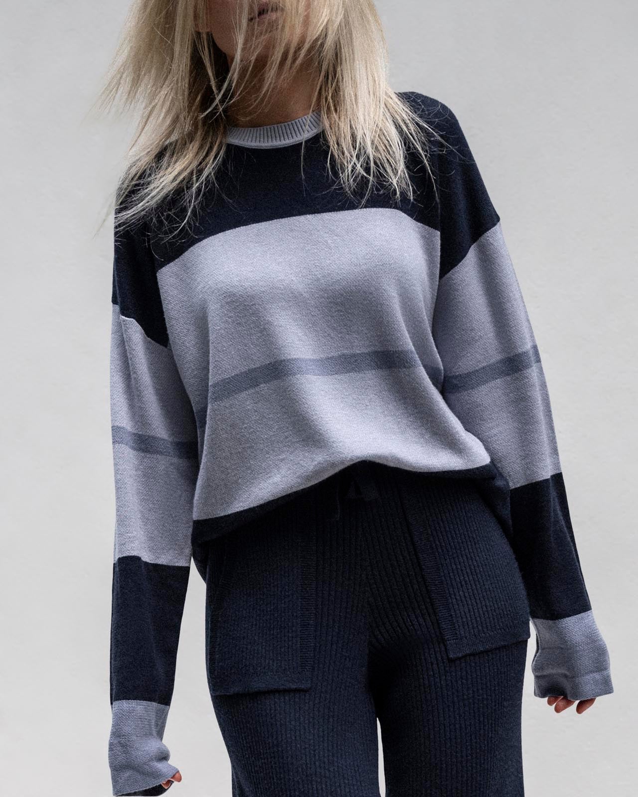 21799-georgie-cashblend-striped-sweater-1.jpg Georgie Cashblend Striped Sweater