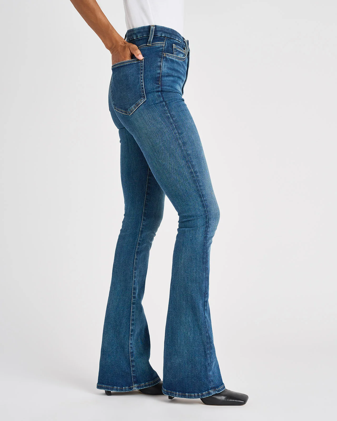 High Rise Bootcut Jean