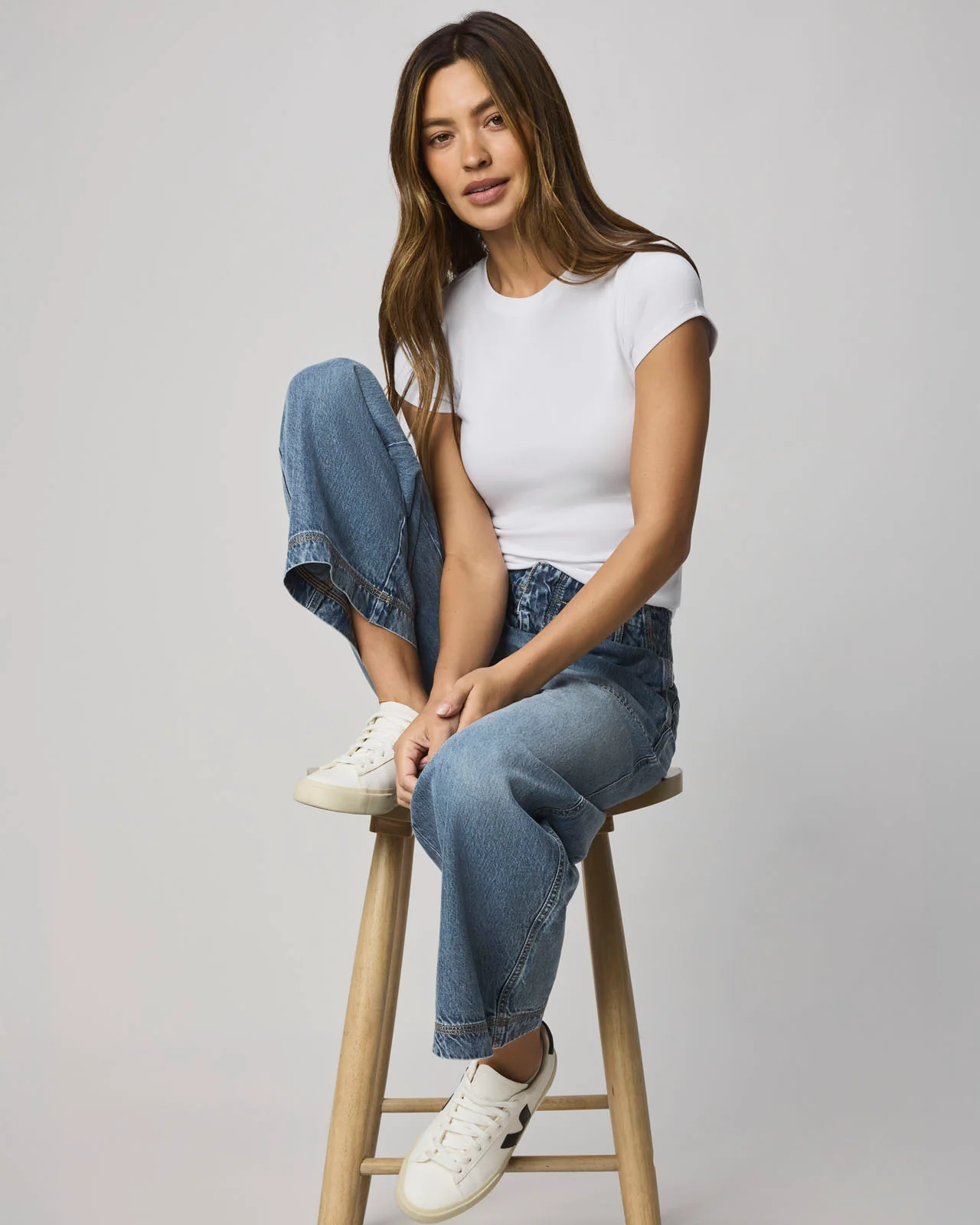 Josie Stretch Crewneck Tee