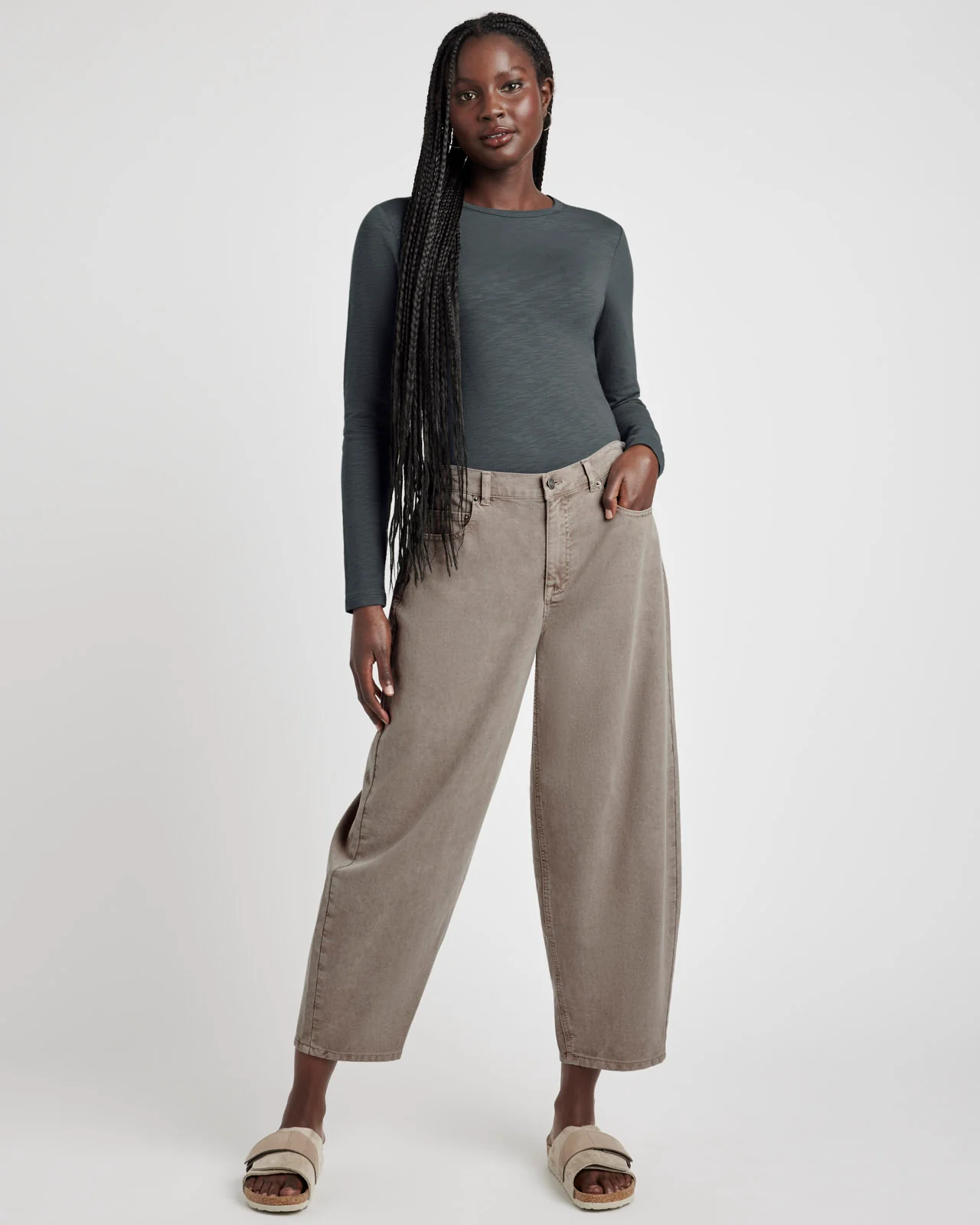 Long Sleeve Rib Tee