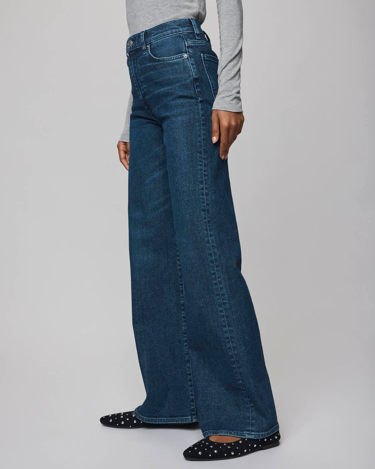 Emma High Rise Jean in Dark Wash