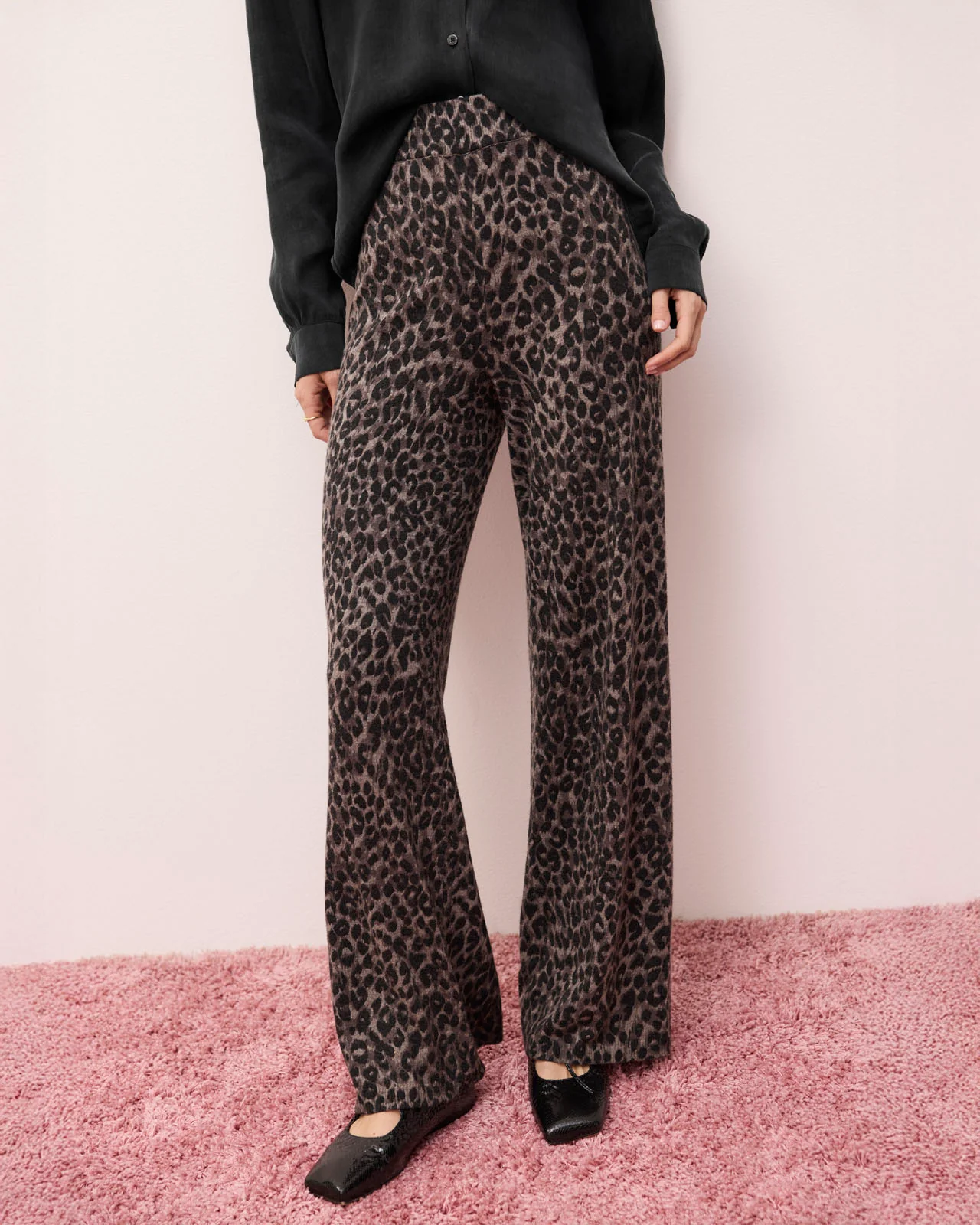 Leopard Lounge Sweater Pant
