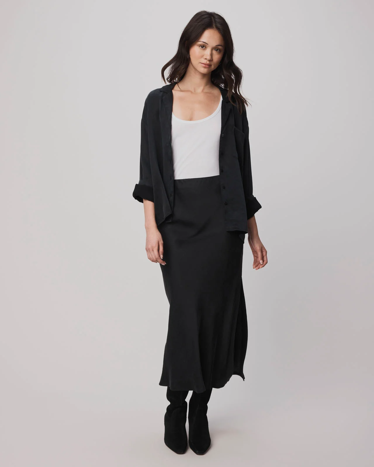 Serena Satin Skirt